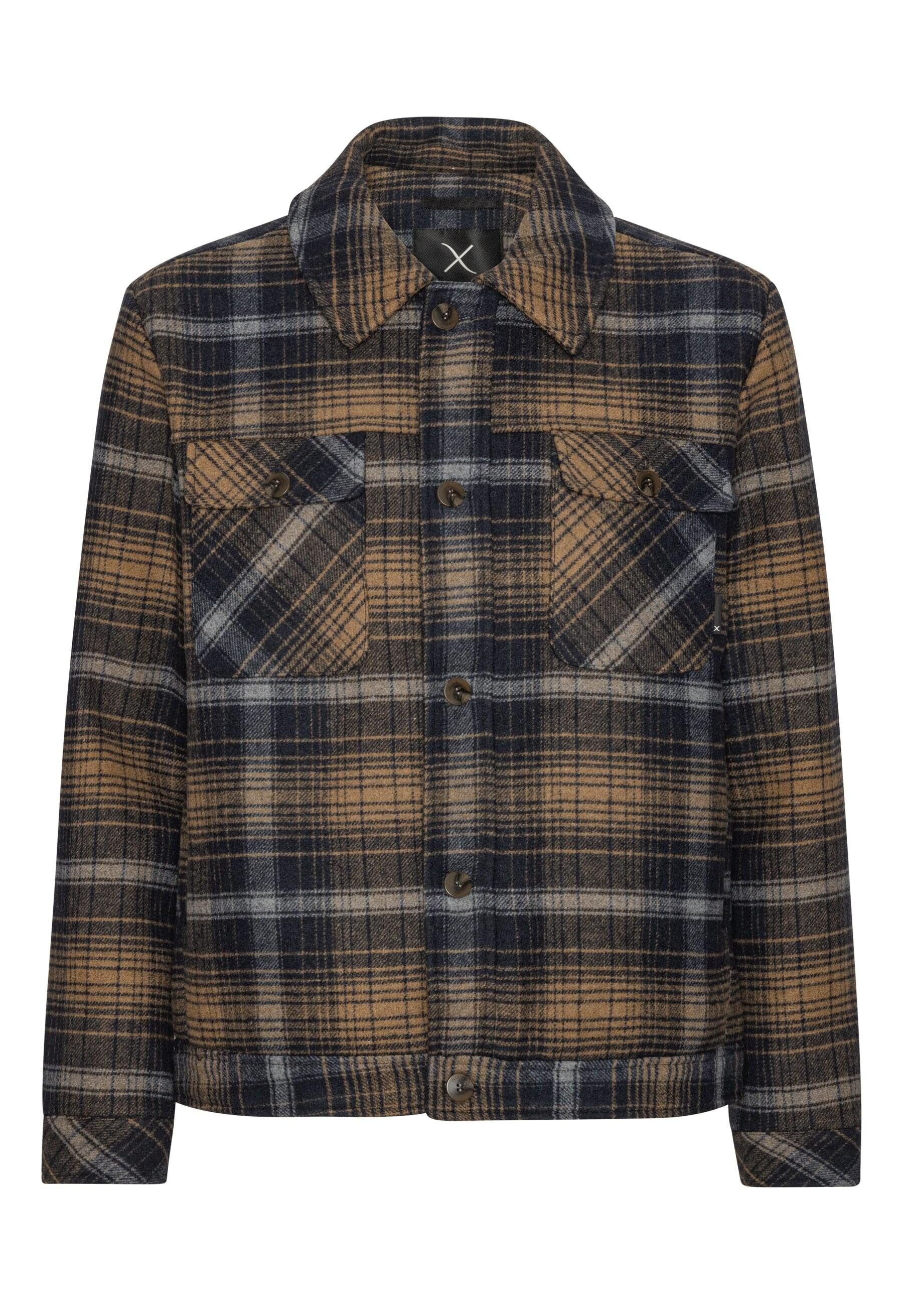 Clean Cut Copenhagen Allwetterjacke Clean Cut Copenhagen Luke Check Wool Jacket (1-St)