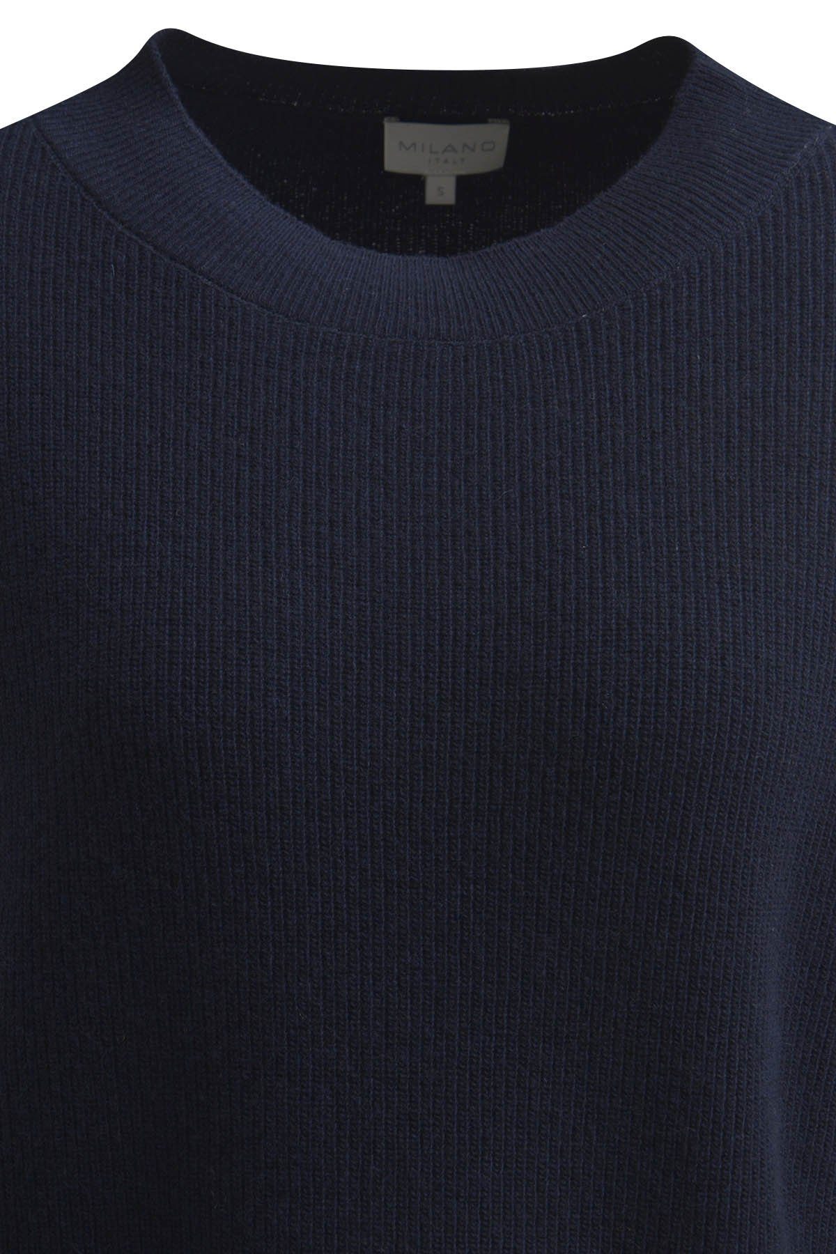 Milano 1/1 Rundhalspullover Italy SLEEVE ROUNDNECK AND W PULLOVER