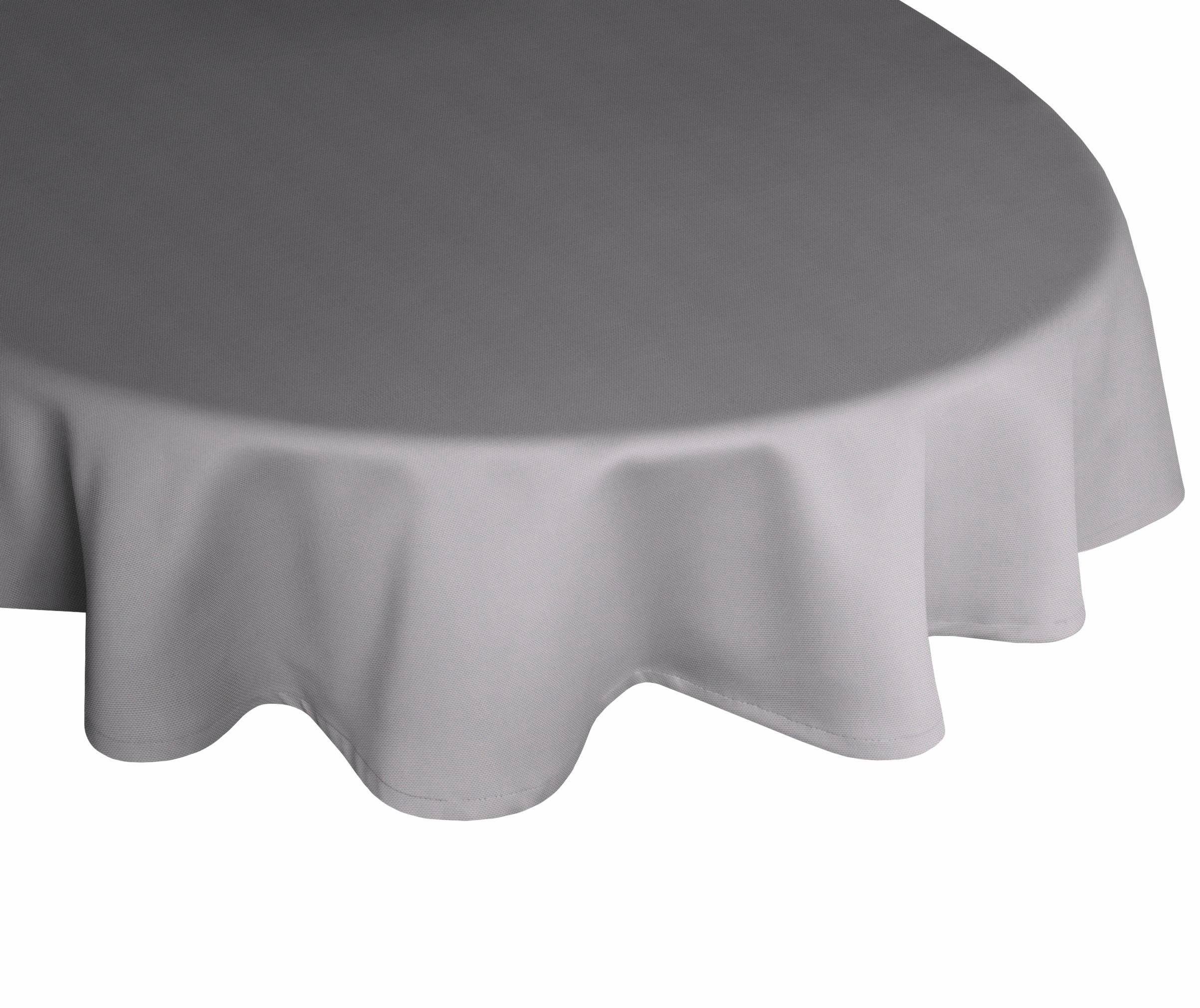 Wirth Tischdecke oval grau WirthNatur