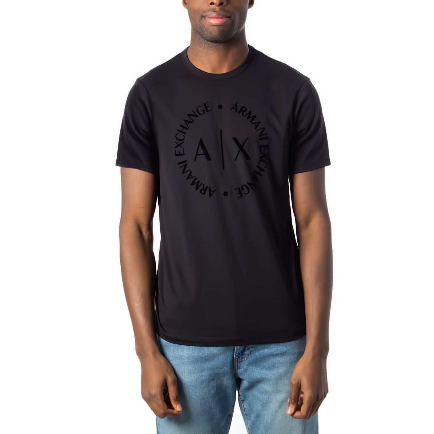 ARMANI EXCHANGE T-Shirt Must-Have für Ihre Kleidungskollektion! Rundhals, kurzarm, ein
