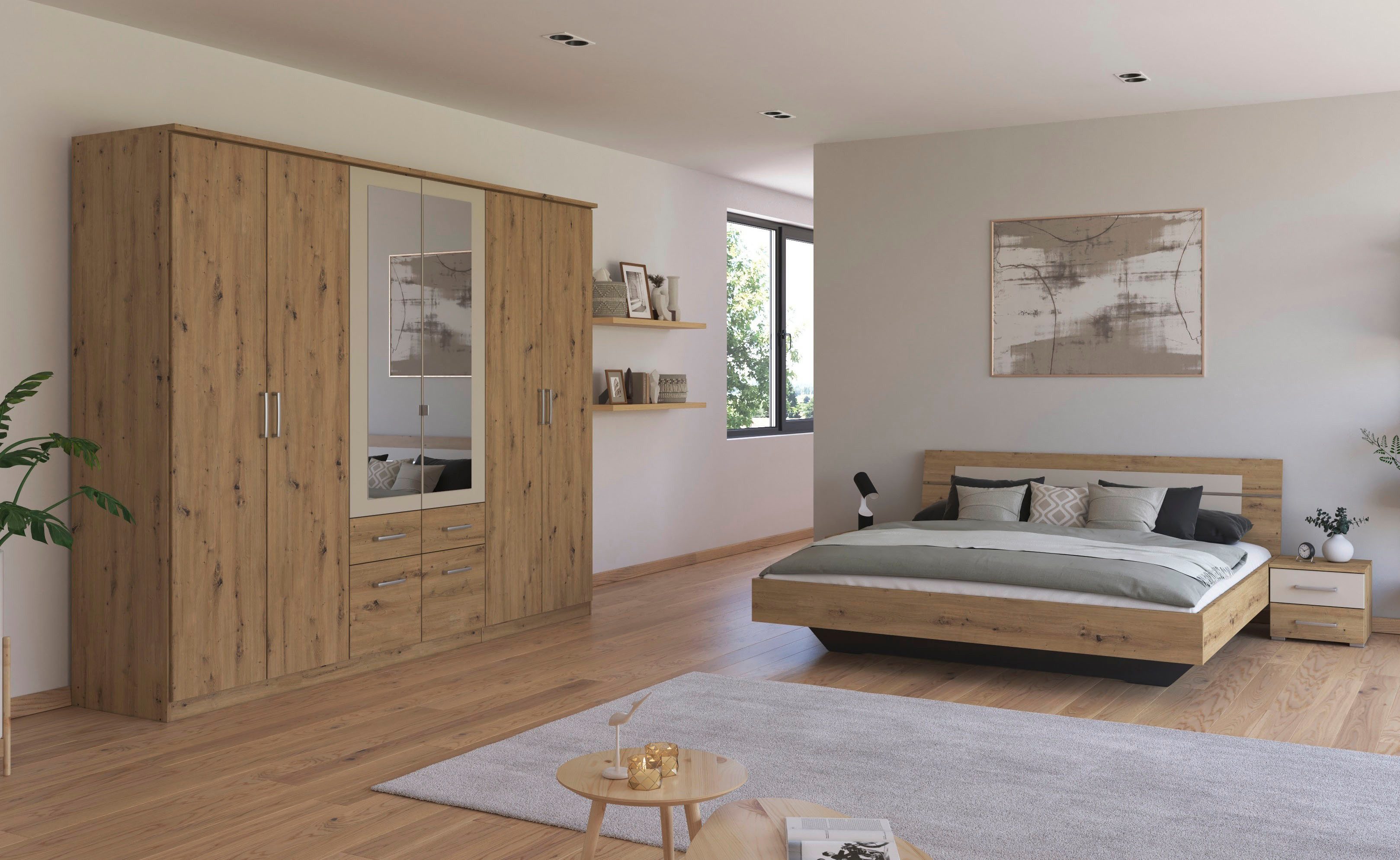 rauch Schlafzimmer-Set Komplettschlafzimmer Schlafzimmer BURANO mit günstig online kaufen