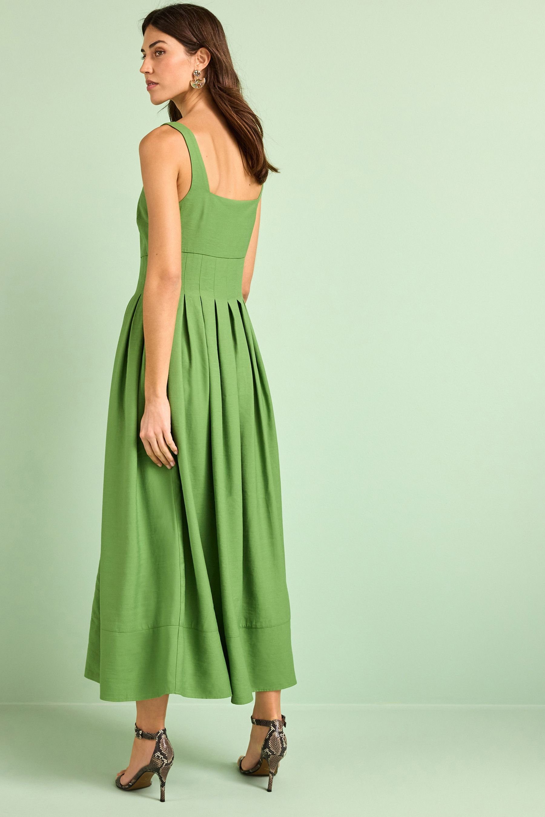Next Midikleid Plissiertes Midikleid - Kurzgröße günstig online kaufen
