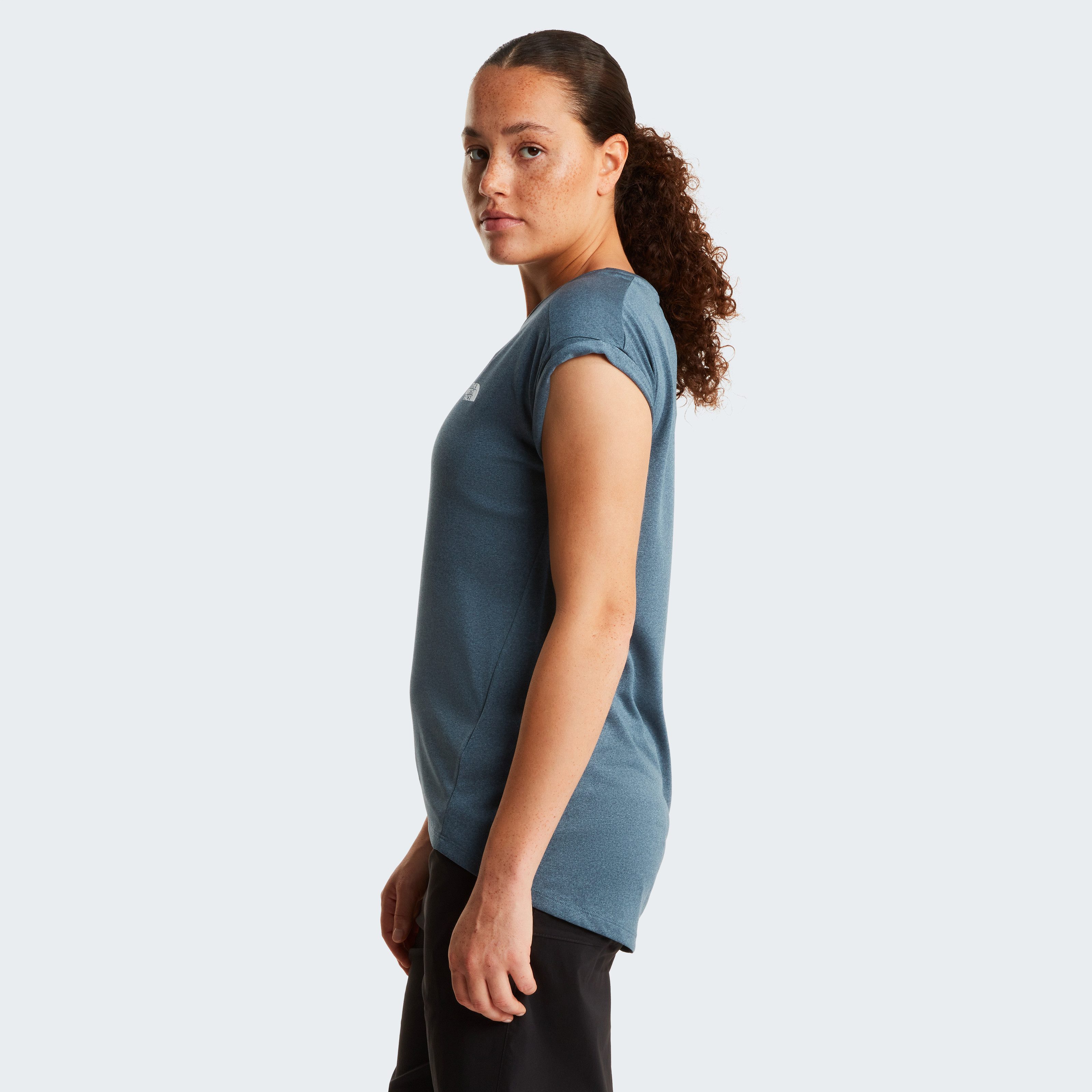 The North Face Funktionsshirt W TANKEN TANK - EU weiter Rundhalsausschnitt, überschnittene Ärmel, sportlicher Stil
