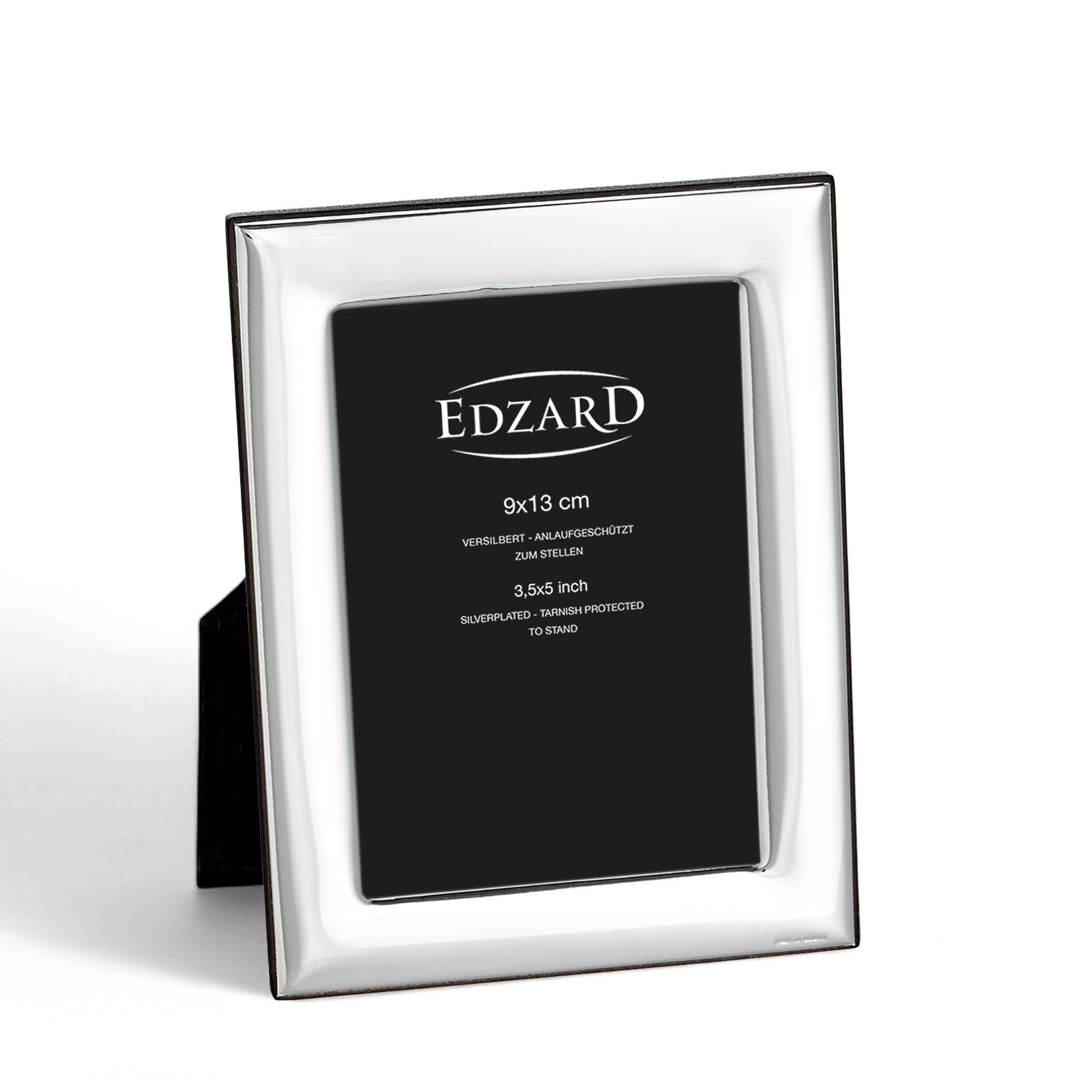 EDZARD Bilderrahmen Lucera, für 1 Bilder, versilbert und anlaufgeschützt, für 9x13 cm Bilder, modern