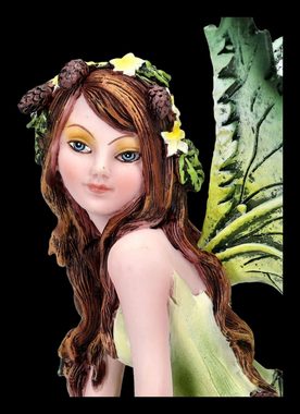Figuren Shop GmbH Fantasy-Figur Elfen Figur - Moni in grünem Kleid - Fantasy Dekofigur Fee Dekoration