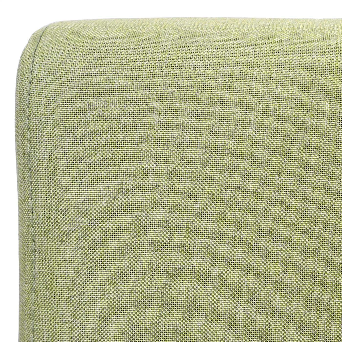 MCW-F61-2 Sitzfläche MCW grün | 2er-Set, und lange St), (Set, Rückenfläche, Abgerundete grün 2 Sitz- Extra Esszimmerstuhl
