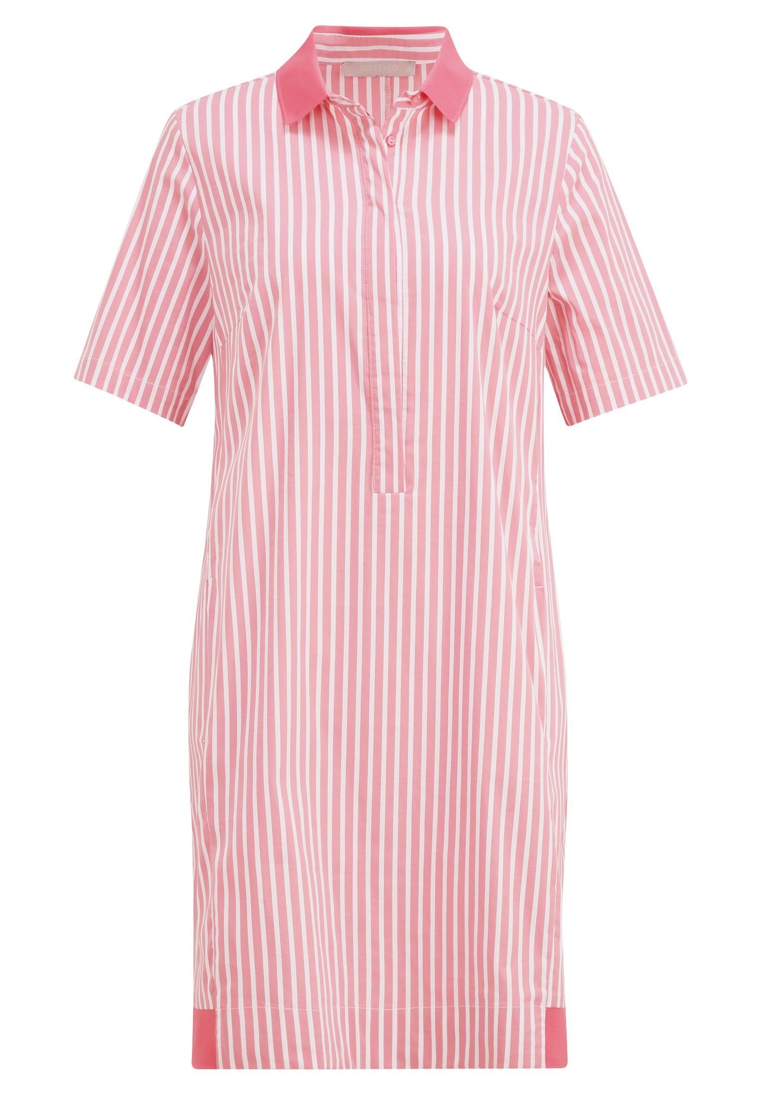 Betty Barclay Betty&Co A-Linien-Kleid pink/white