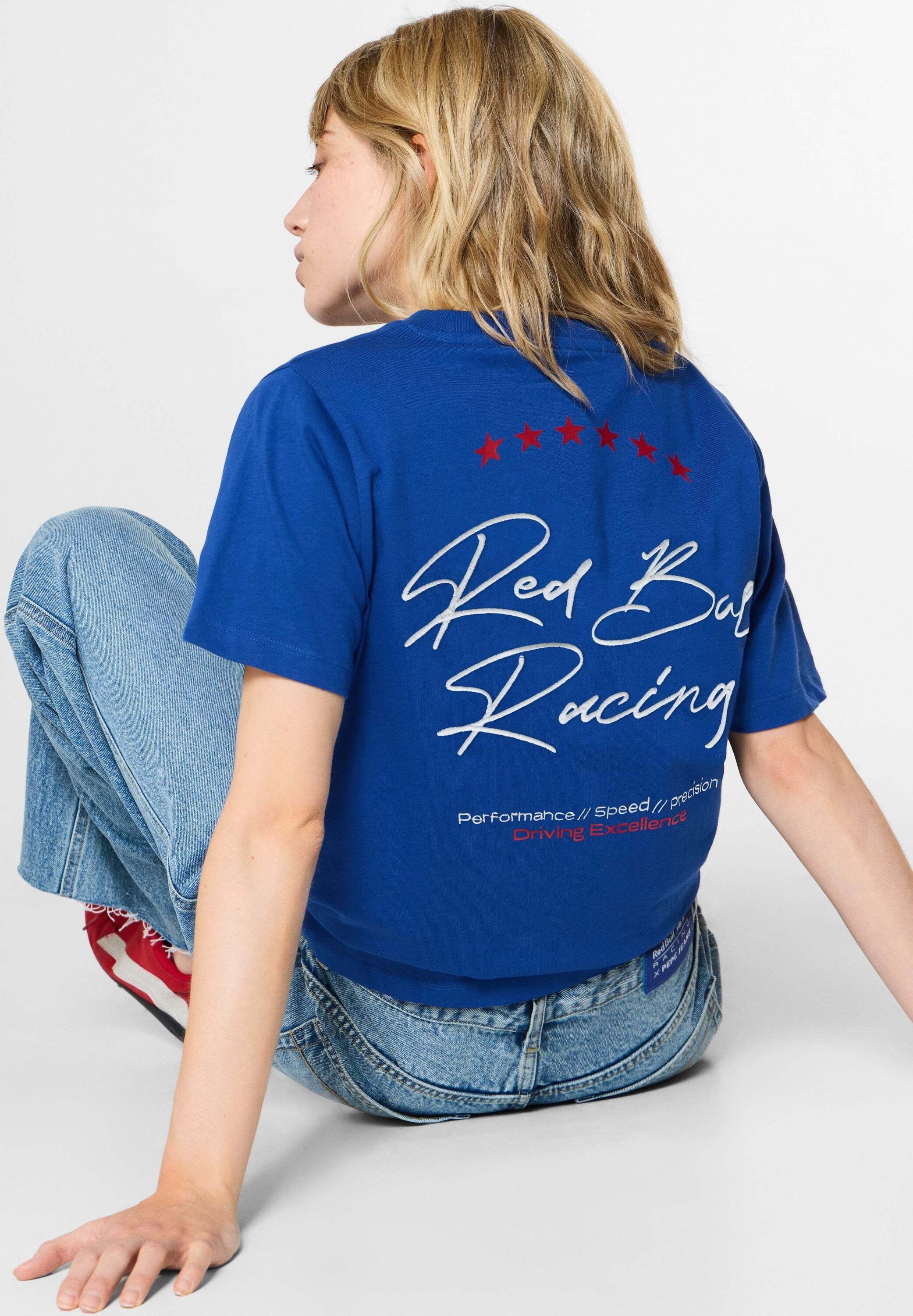 Red Bull Racing x Pepe Print-Shirt bedrucktes T-Shirt W DRIVING TEE
