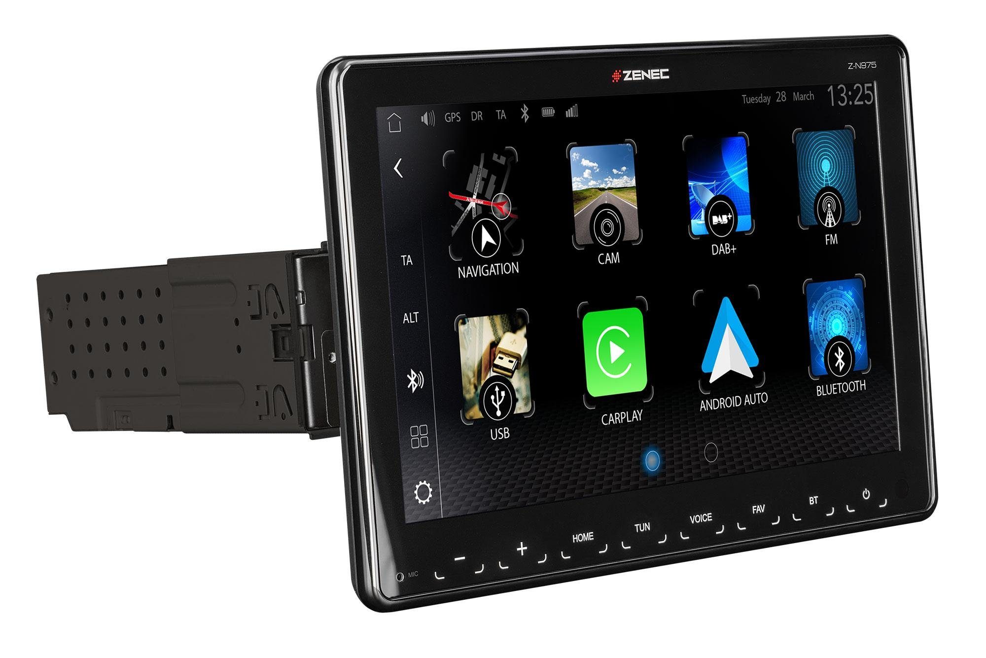 Zenec Z-N975 1-DIN Autoradio Apple CarPlay und Google Android Auto Autoradio | Autoradios
