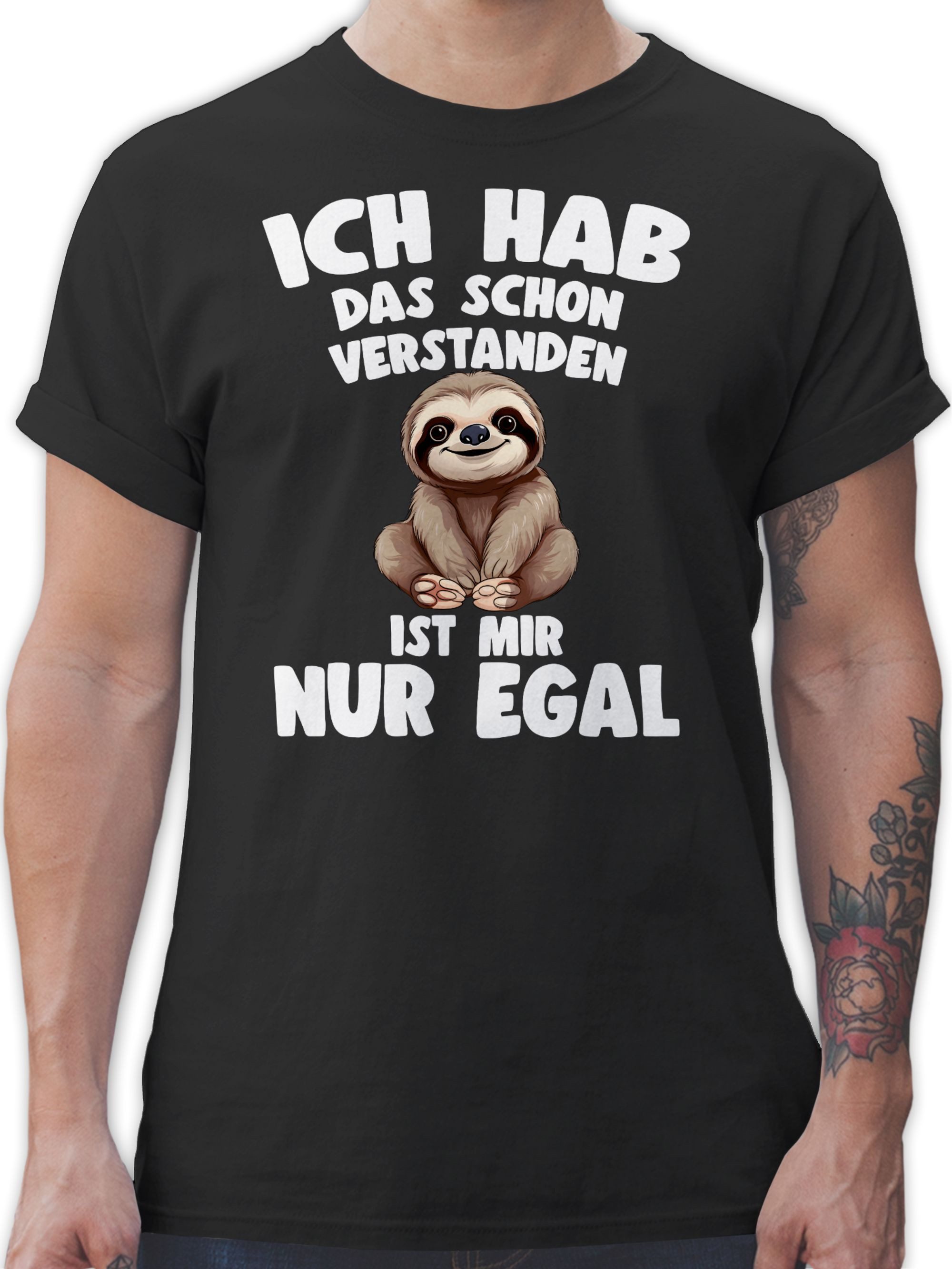 T-Shirt Ich hab das schon verstanden ist mir nur egal I Lustiger Spruch Faulti