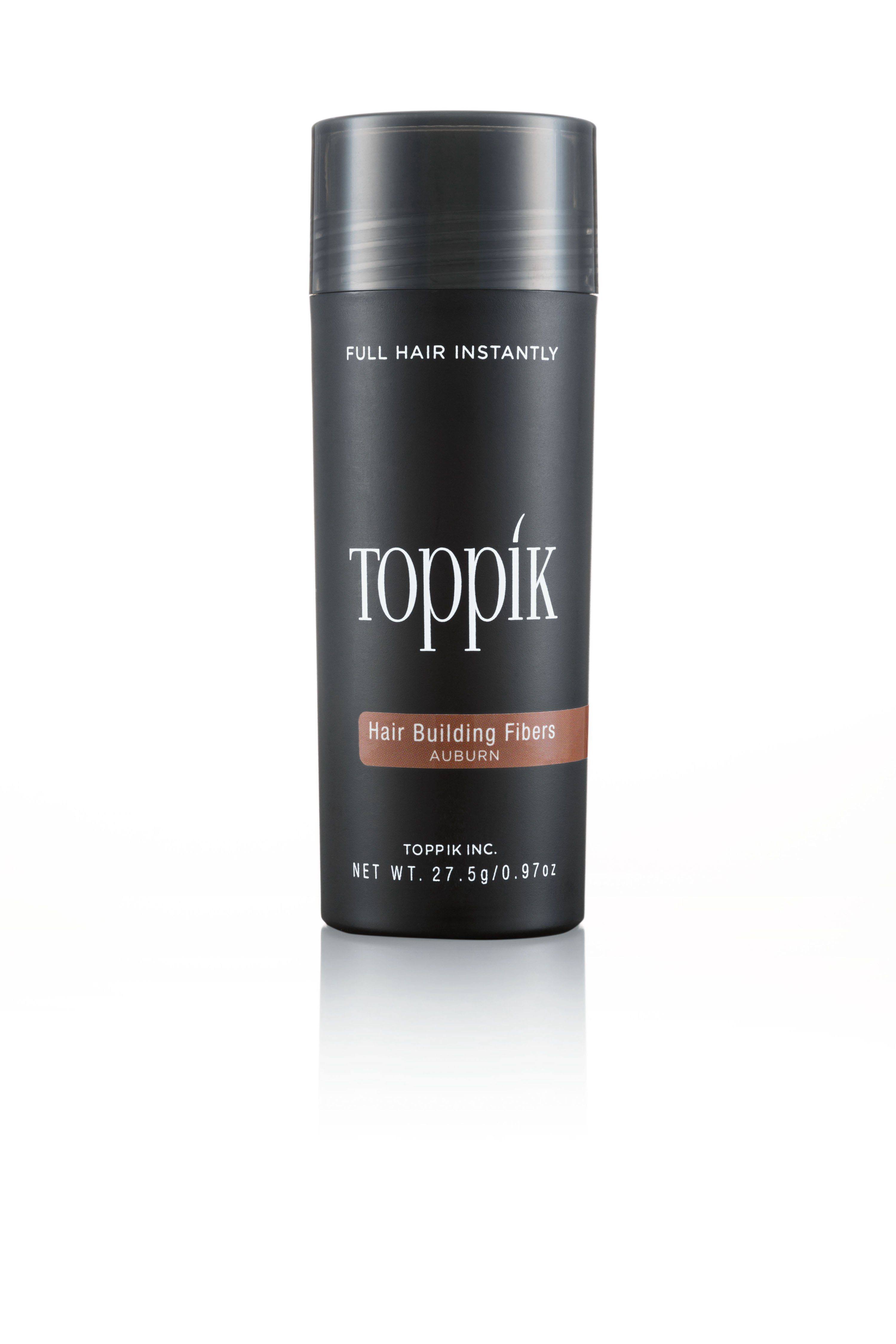 TOPPIK Haarstyling-Set TOPPIK 27,5 g. - Streuhaar, Schütthaar, Haarverdichtung, Haarfasern, Puder, Hair Fibers Rotbraun (Auburn)
