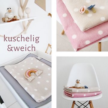 Babydecke Babydecken aus 100% Bio-Baumwolle (kbA), kids&me, flauschige Baby Schmusedecke - Qualitätsprodukt Made in Germany ÖKOTEX