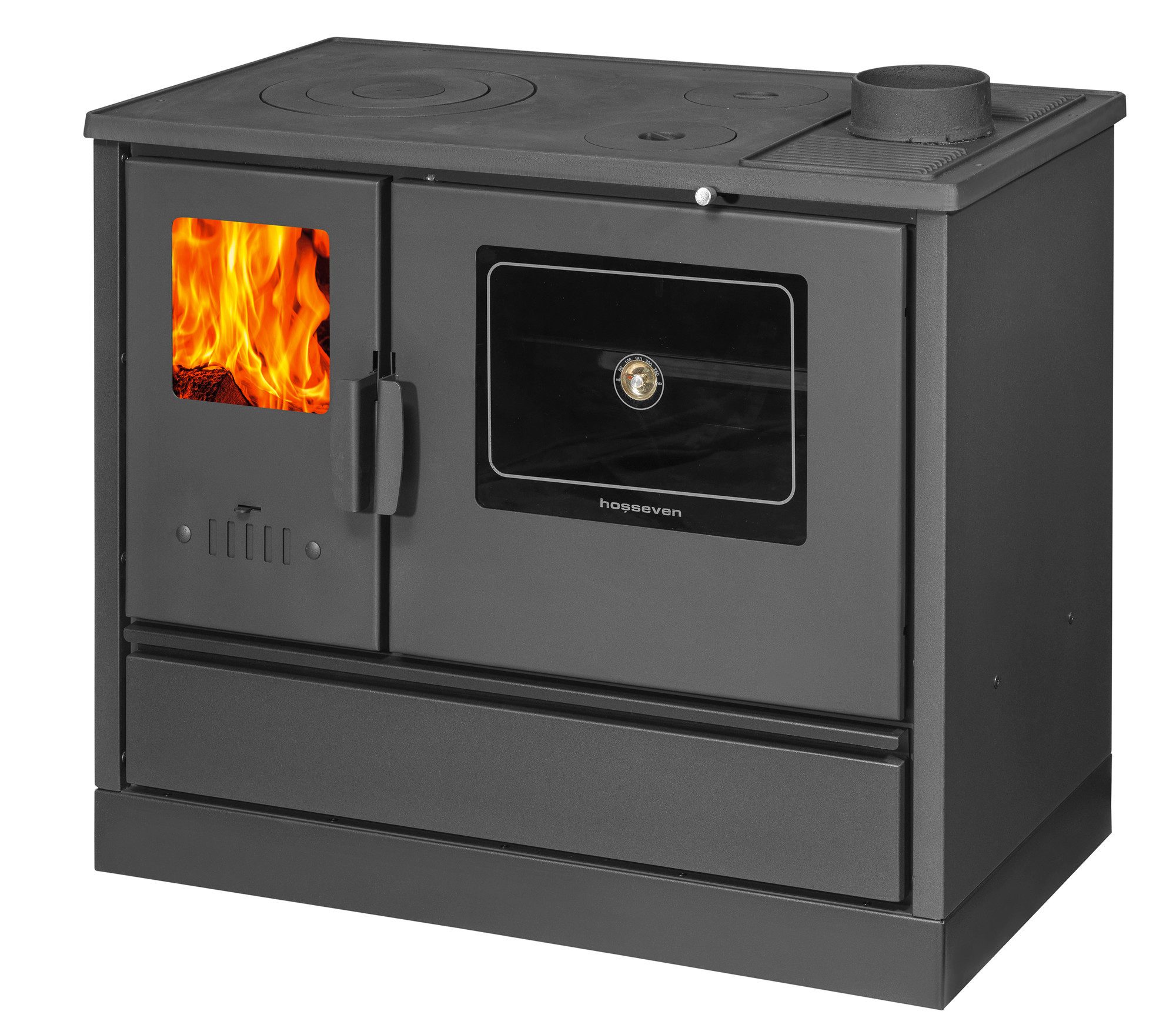 Hosseven Kaminofen 4020, 7,90 kW, Zeitbrand