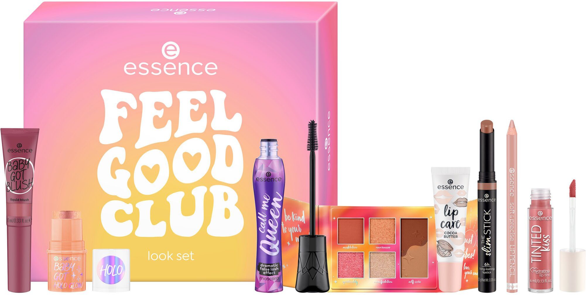 Essence Макияж глаз-Set FEEL GOOD CLUB look set, 8-tlg.