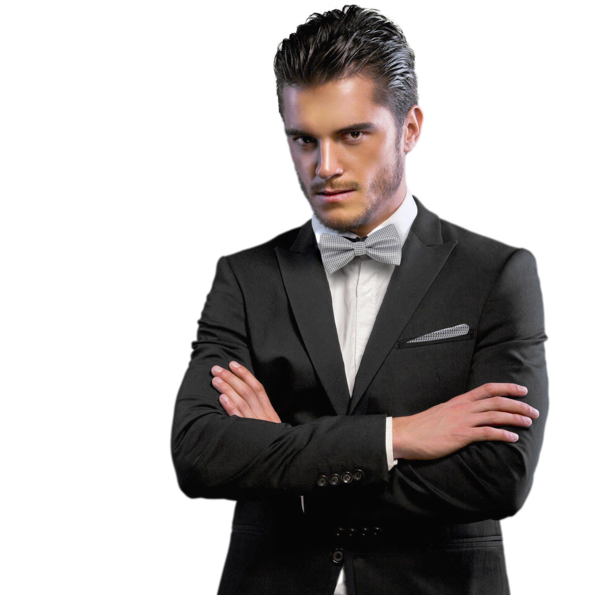 GASSANI Fliege Hochzeitsfliege Karo Tuch Festlich, Herren-Fliege z. Anzug H günstig online kaufen