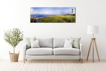 Victor (Zenith) Acrylglasbild Acrylglasbild Ostfriesland Düne Leuchtturm - Größe: 20 x 60 cm, Landschaften, in 20x60 cm, Glasbilder Natur, Acrylglasbilder Strand / Meer
