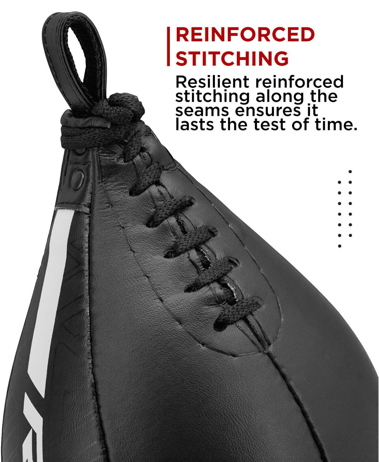 RDX Sports Punchingball RDX MayaHide Leder Boxen SpeedBall mit Halterung PunchingBall SpeedBag