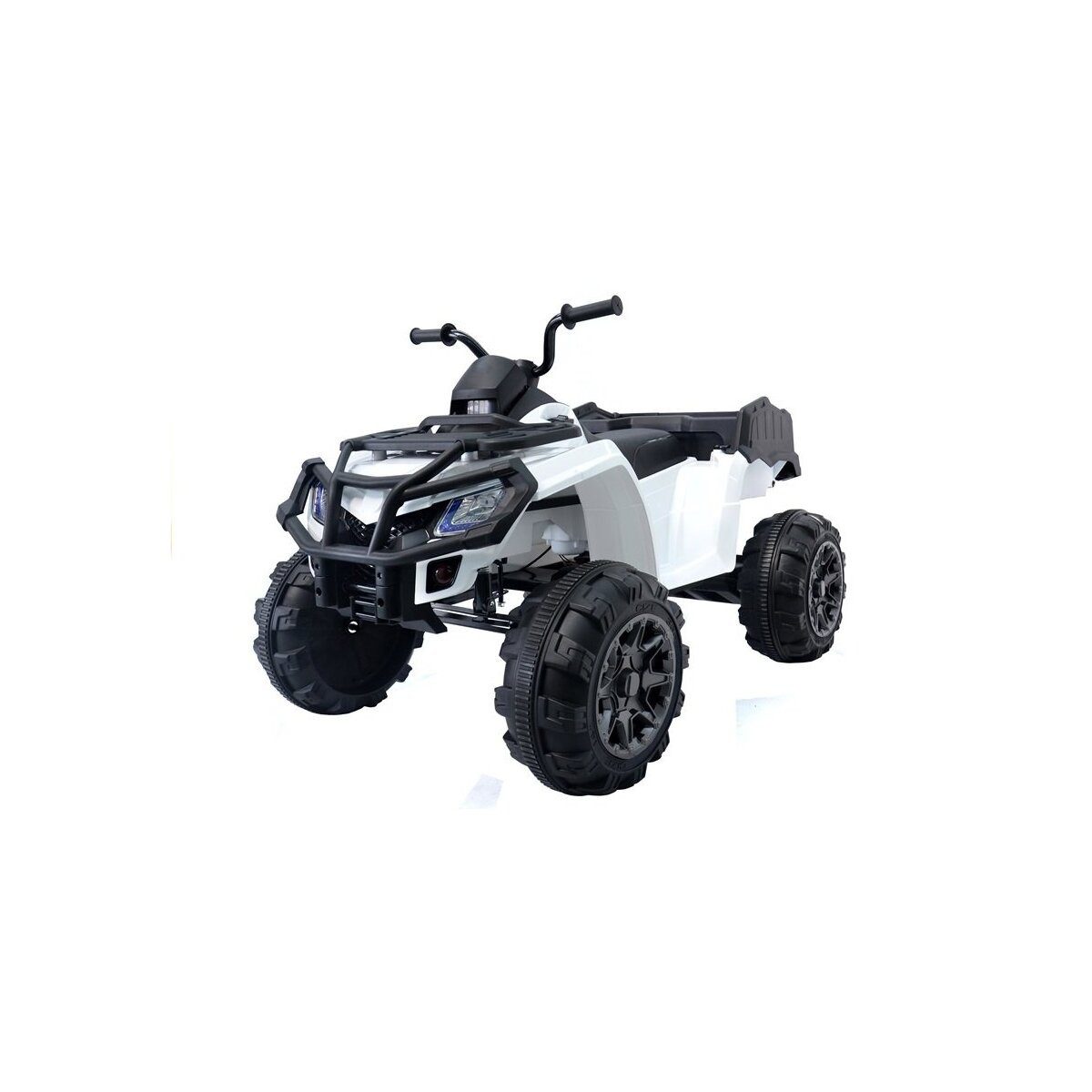 Wisam Elektro-Kinderauto Quad BDM 0909 Weiß 24V 2x45W USB SD MP3 Radio FM LED Quad