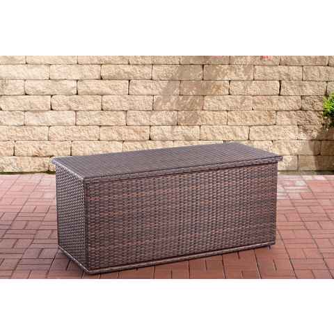 CLP Auflagenbox Comfy, Polyrattan, Gartentruhe für Kissen & Auflagen