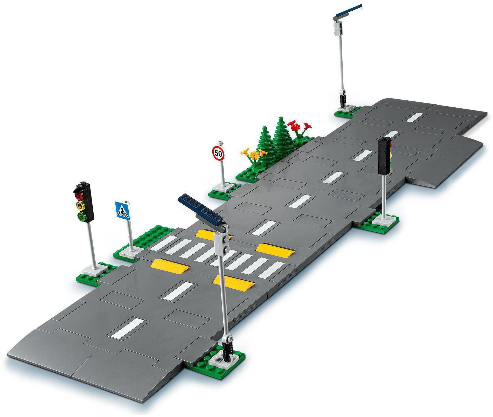 LEGO® Straßenkreuzung mit Ampeln (60304), LEGO City Town Konstruktionsspielsteine, (112 St), Made in Europe – Bild 4 von 5