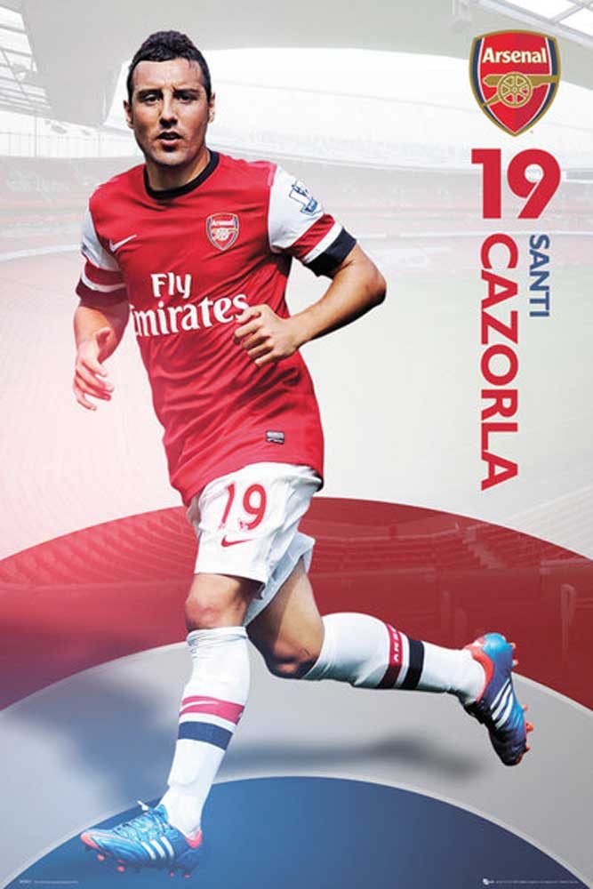 Poster Fußball - Poster - Arsenal - Cazorla 12/13