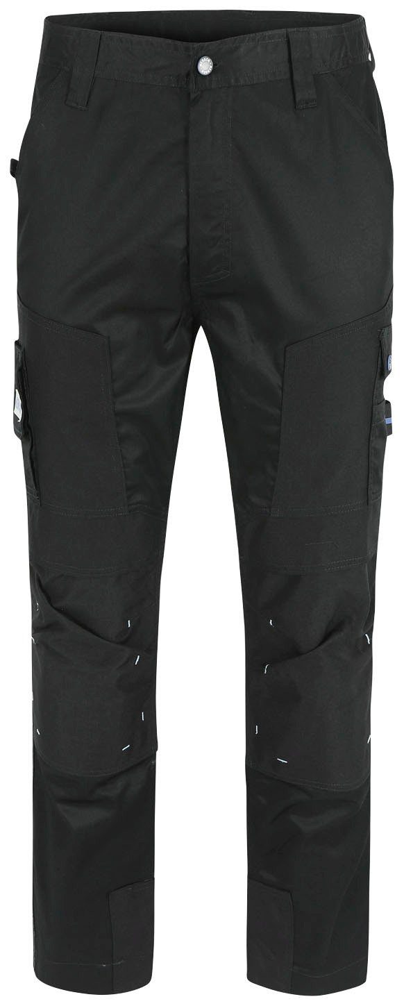 Herock Arbeitshose Capua mehrere leicht Viele Stretch, Farben Coolmax® -Techn.; Taschen, mit schwarz Hose