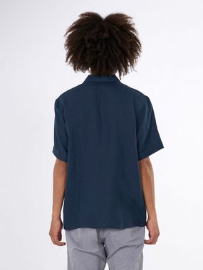 KnowledgeCotton Apparel Kurzarmhemd Box fit short sleeved linen shirt