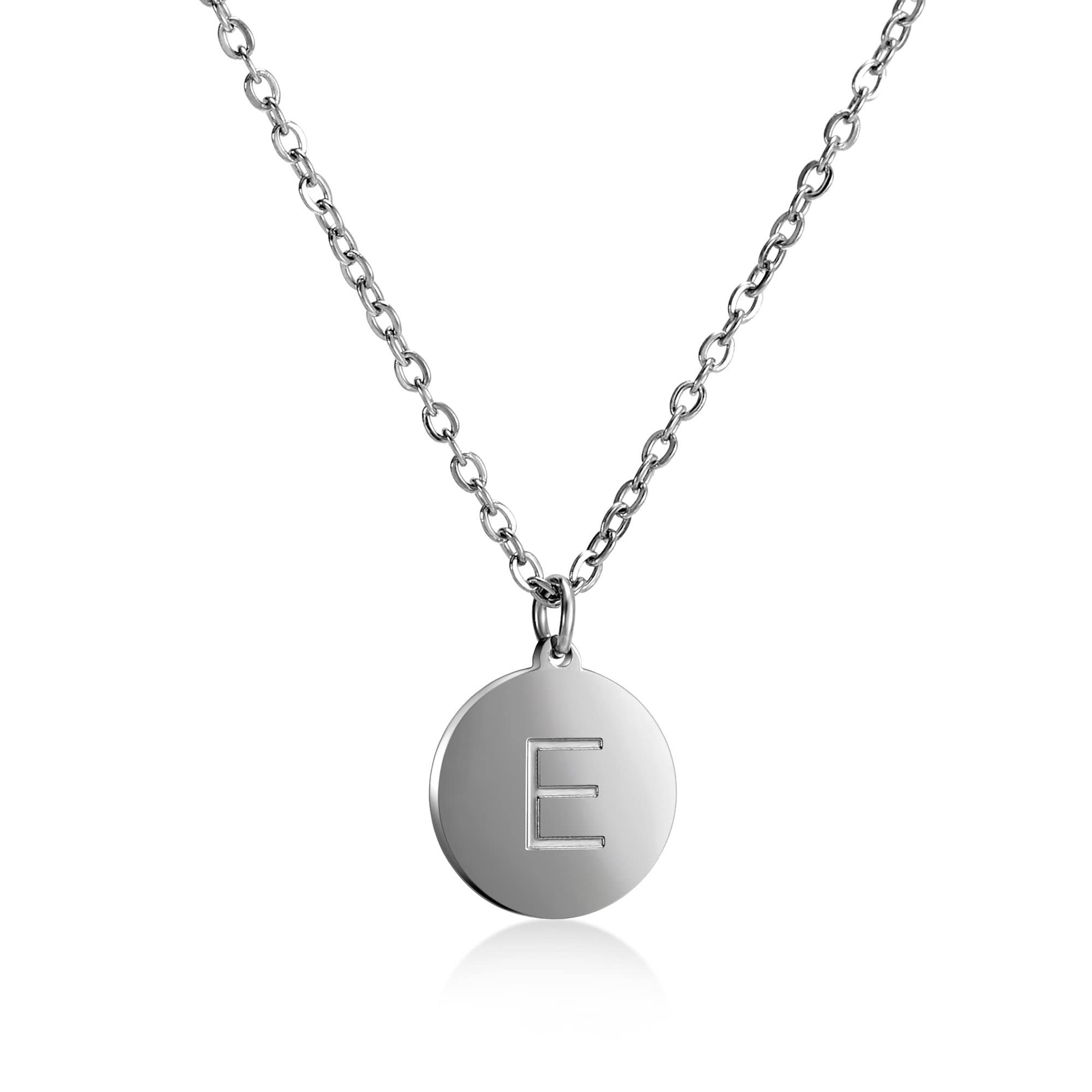 Kim Johanson Kette mit Anhänger Buchstaben A-Z in Silber (1-tlg), Edelstahl günstig online kaufen