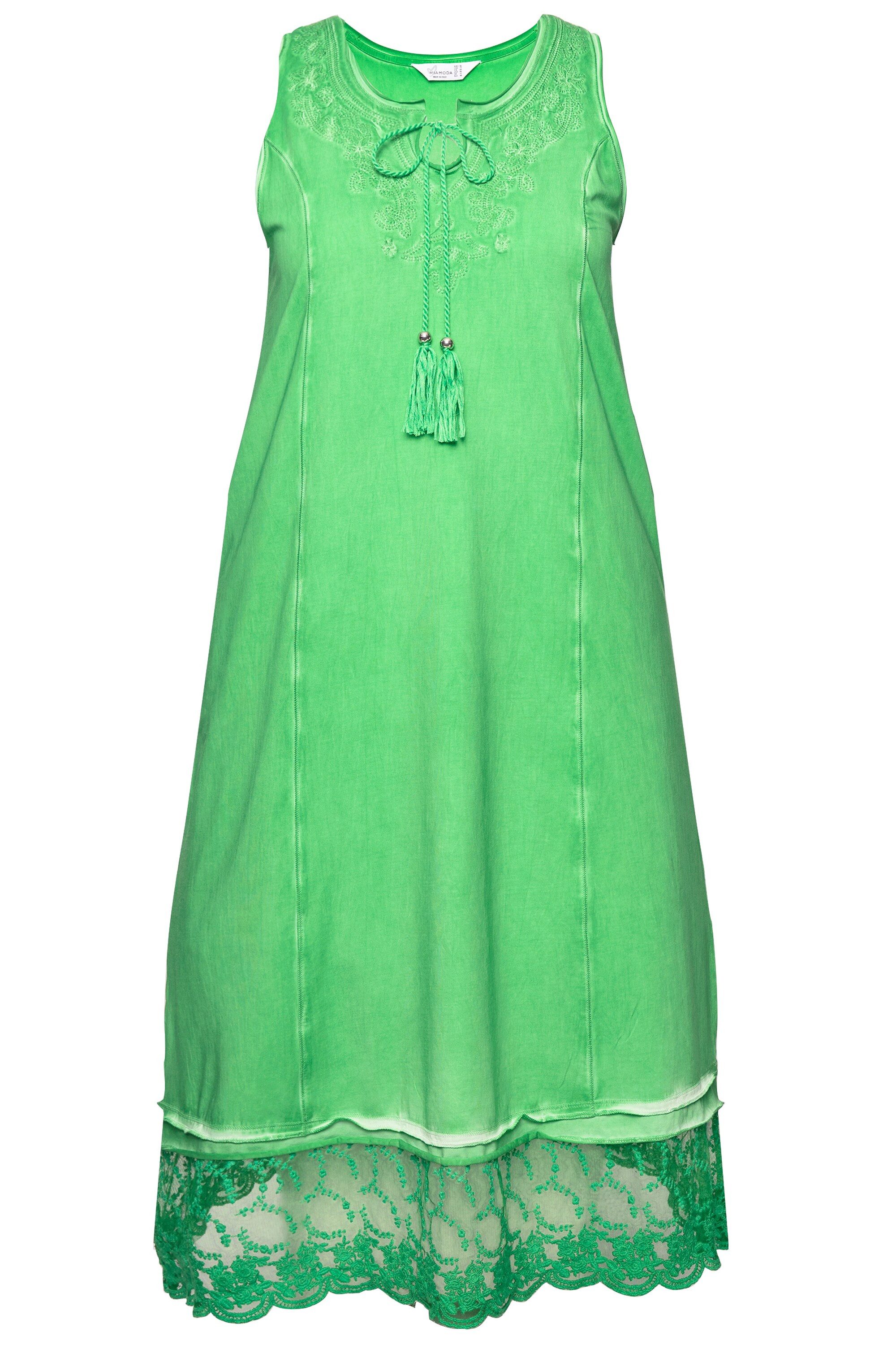 MIAMODA Midikleid Jerseykleid A-Linie cold dyed günstig online kaufen