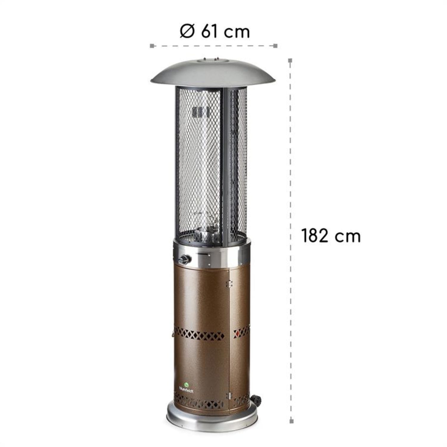 blumfeldt Terrassenstrahler Goldflame Deluxe, 11000 W, günstig online kaufen
