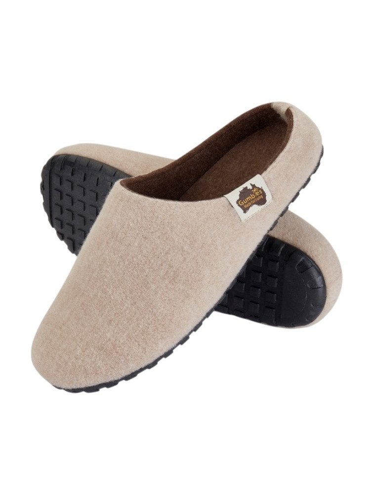 Gumbies Slipper beige/braun Hausschuh
