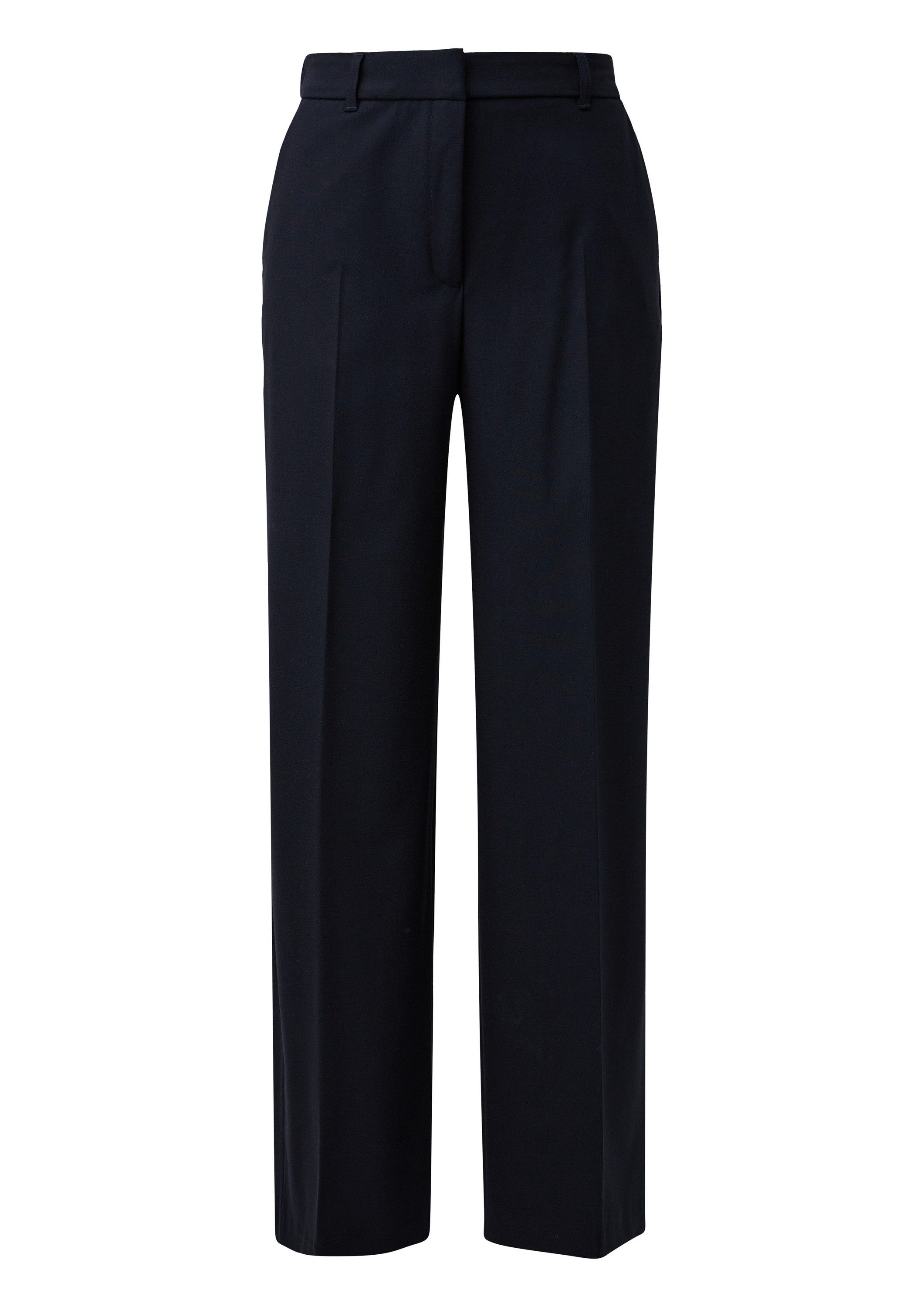 s.Oliver Chinos Hose Elegante Business-Hose aus Viskosemix