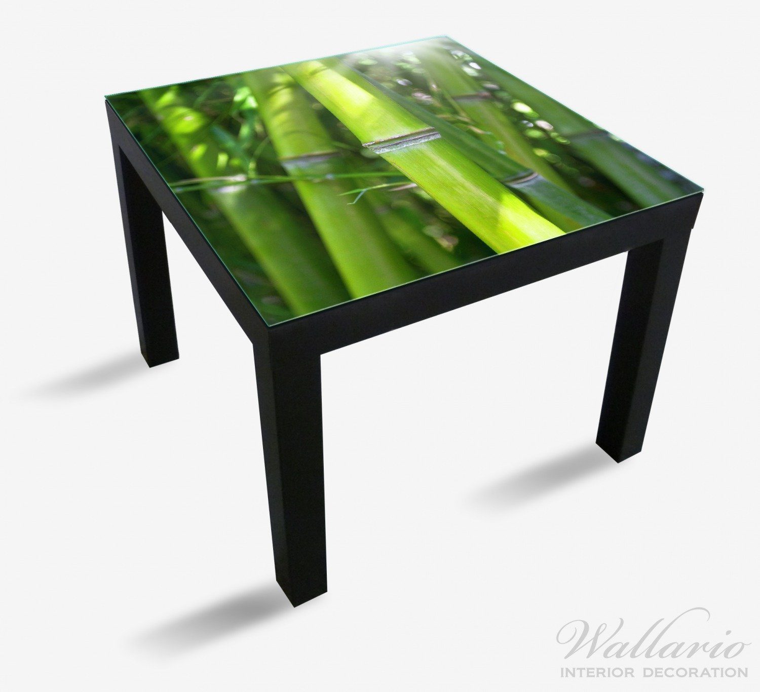 Ikea im St), Bambus Lack Sonnenschein geeignet Wallario (1 Tisch für Tischplatte