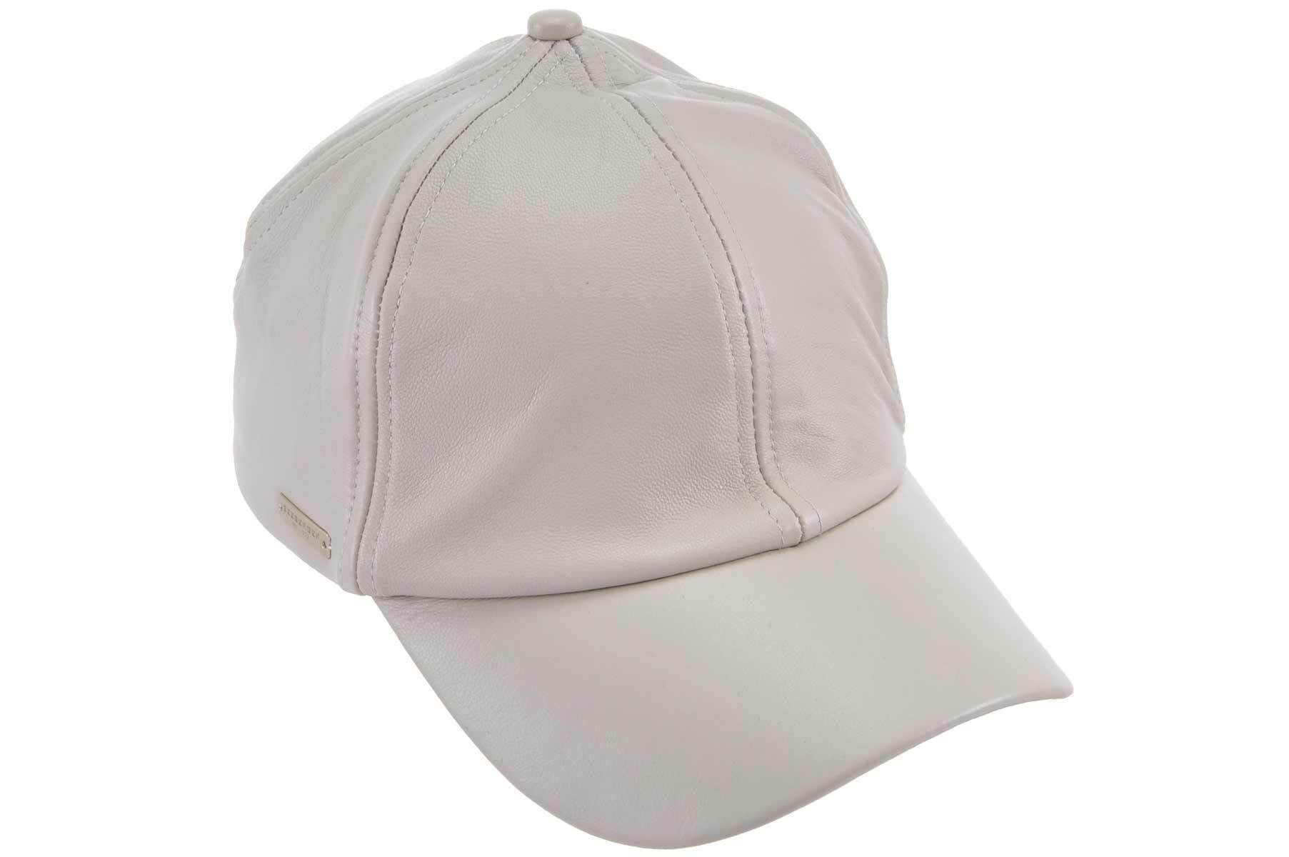 Baseball Leder Seeberger 18823-0 Cap rauchgrau Baseballcap