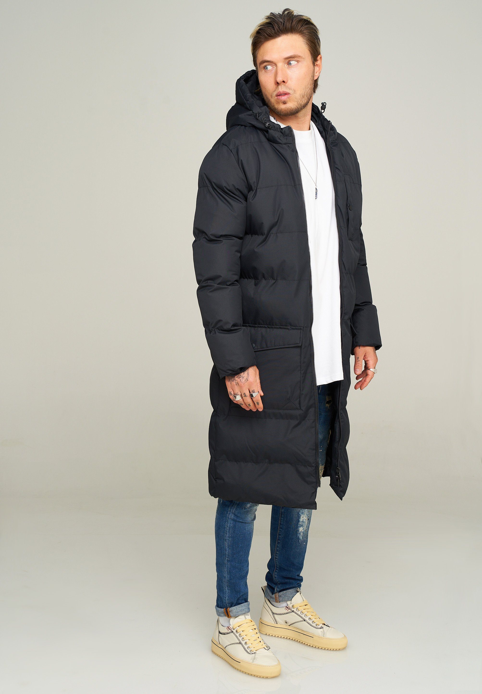 behype Parka LONGLINE PUFFER PARKA mit Kapuze – Bild 2 von 4