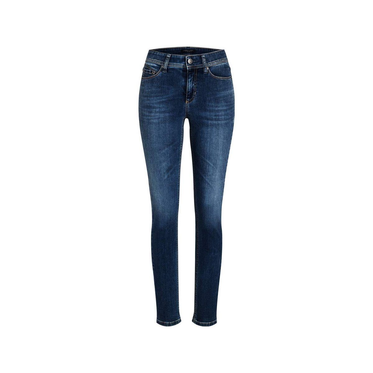 Cambio Slim-fit-Jeans blau regular (1-tlg)