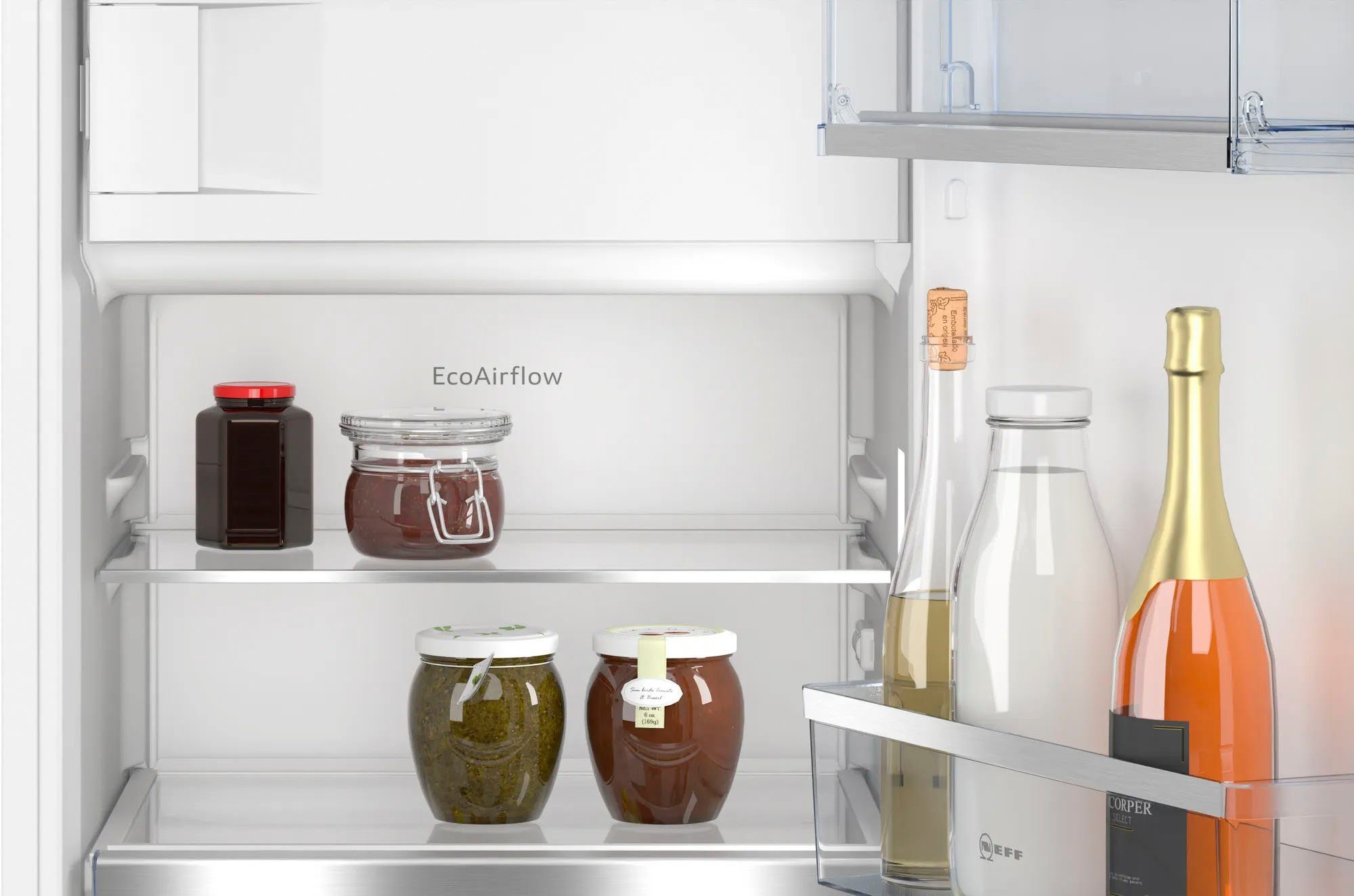 NEFF Einbaukühlschrank N 50 KI2222FE0, 87,4 cm hoch, 56 cm breit, Fresh Safe: Schublade für flexible Lagerung von Obst & Gemüse – Bild 4 von 5