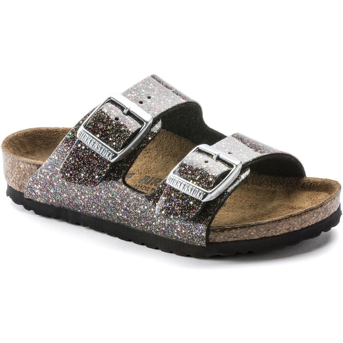 Birkenstock Arizona K Birko-flor Outdoorsandale Funkelnder Klassiker mit anatomischem Fußbett und verstellbaren
