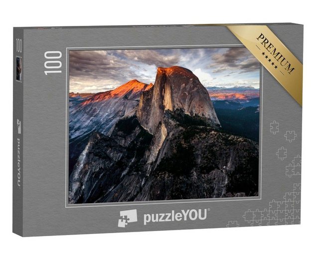 puzzleYOU Puzzle Halbkuppel: Berg im Yosemite NP, 100 Puzzleteile, puzzleYOU-Kollektionen USA, Yosemite, Kalifornien