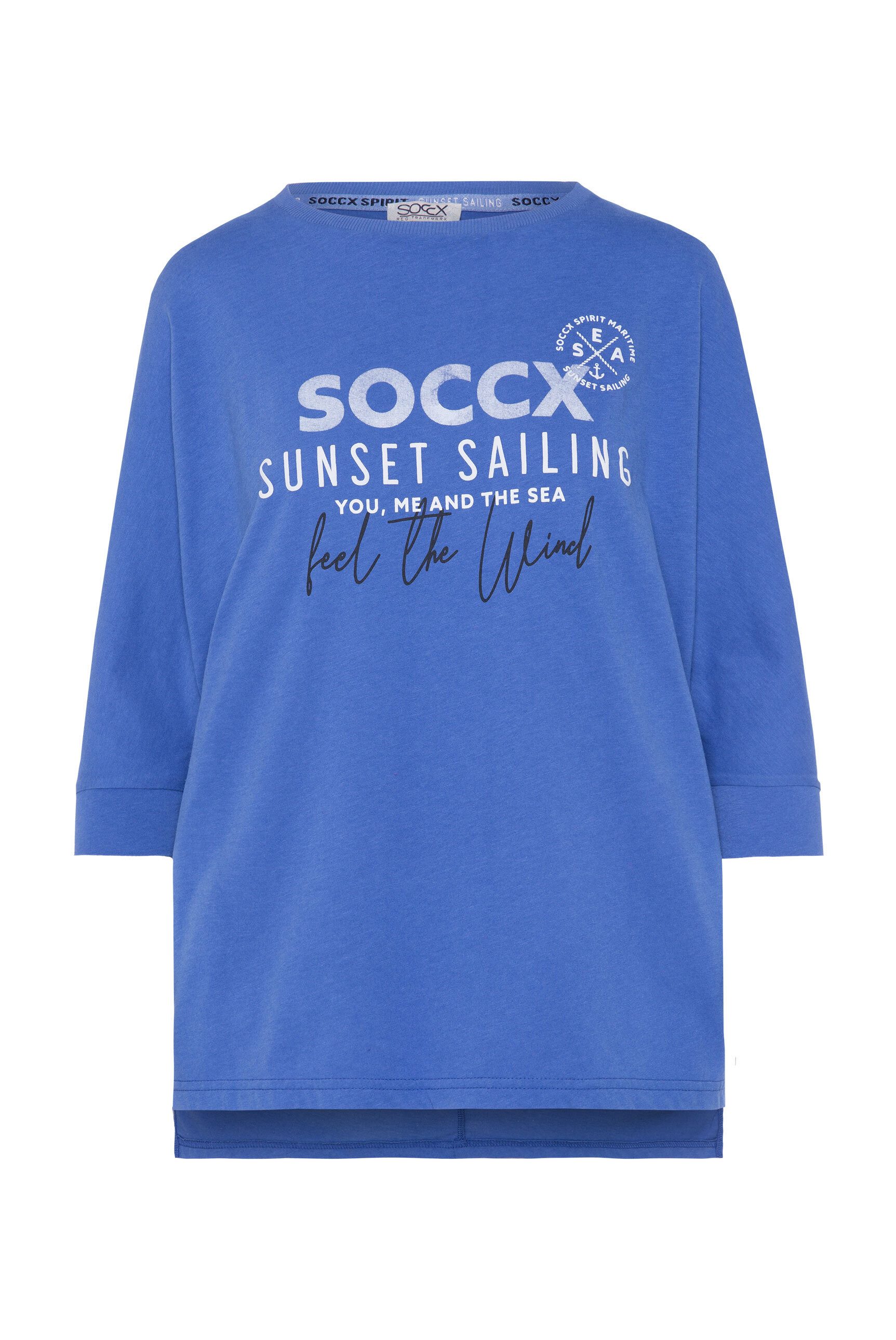 SOCCX 3/4-Arm-Shirt mit längerer Rückenpartie