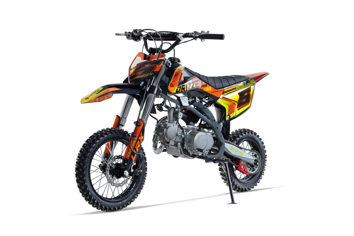 Smarty Dirt-Bike 125cc Dirtbike DRIZZEL UX URX 14/12 Kick Start