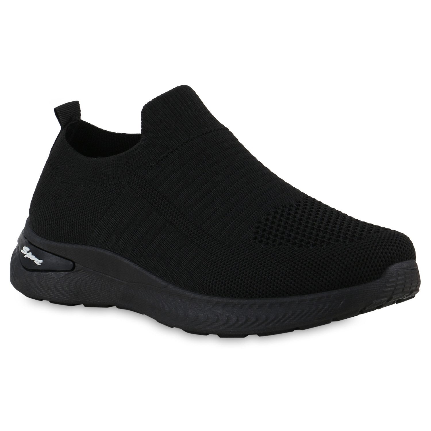 VAN HILL 841703 Laufschuh Damen Slip Ons Sportschuhe Sportliche Strick Prof günstig online kaufen