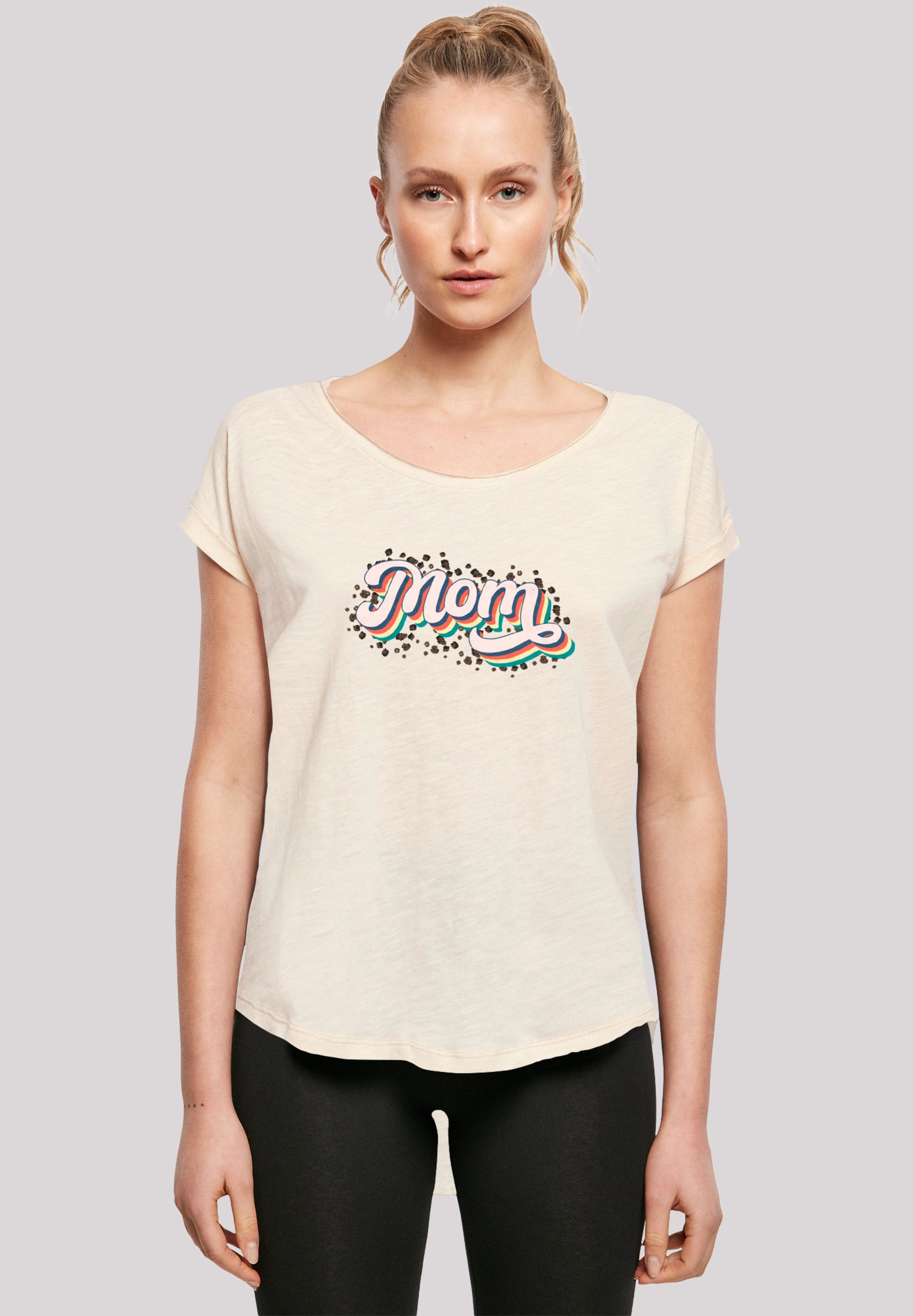 F4NT4STIC T-Shirt "Mothers Day Tribute with Playful Mom Lettering in Rainbo günstig online kaufen
