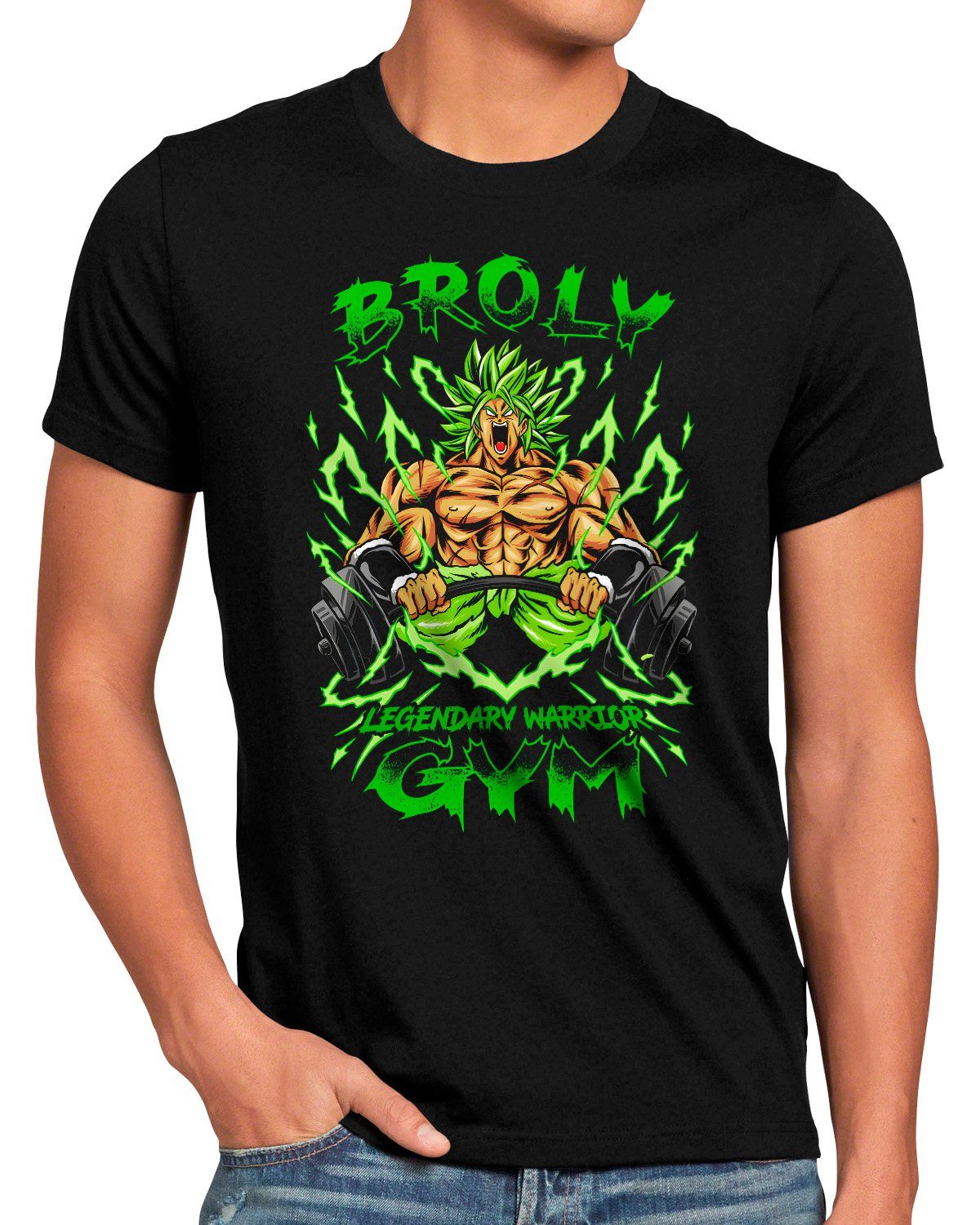 style3 Print-Shirt Herren T-Shirt Gym Legend super dragonball z gt songoku breakers the kakarot