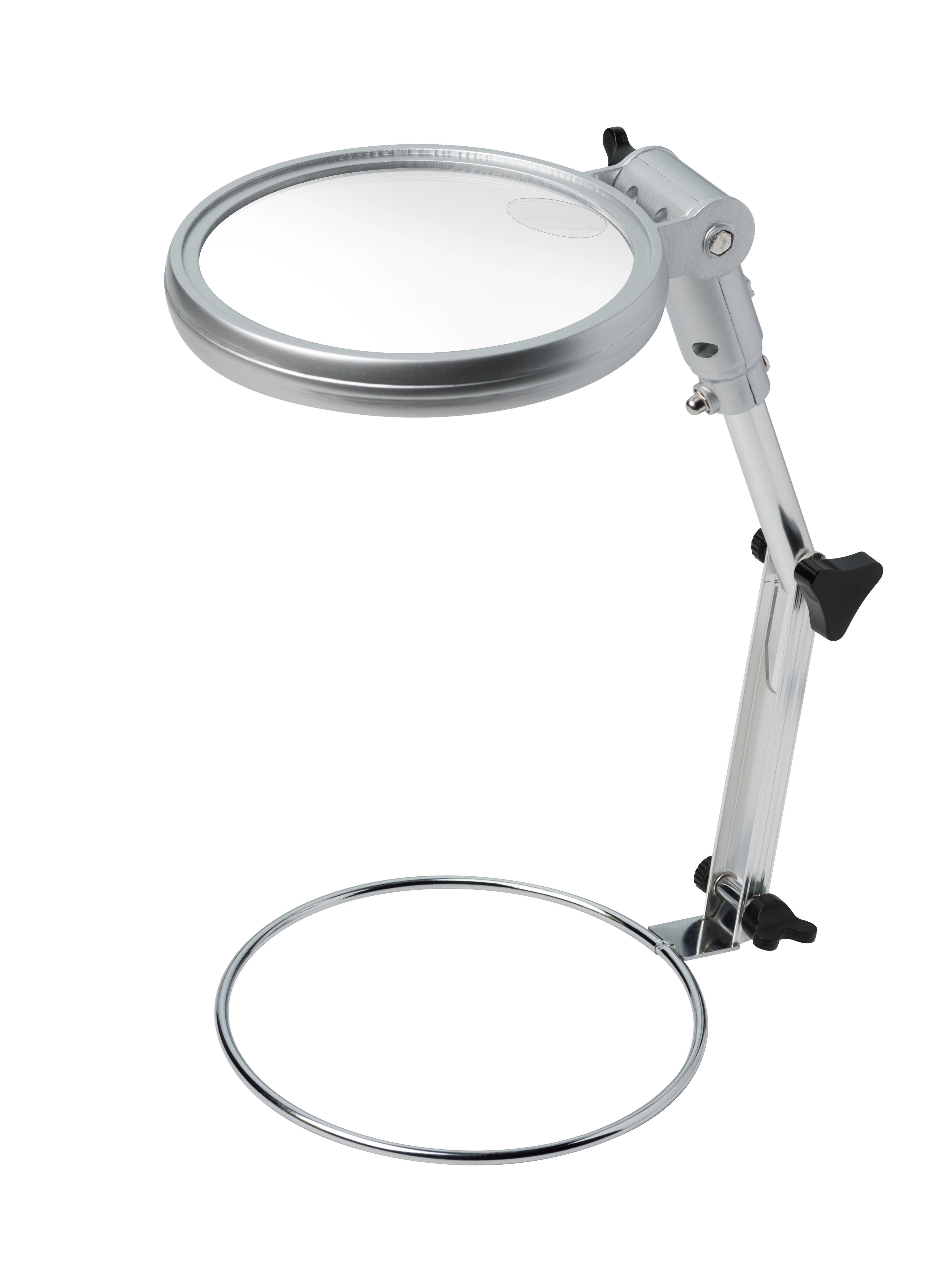 Handlupe BRESSER Nählupe 2x/4x mit LED Beleuchtung, Durchmesser 120 mm