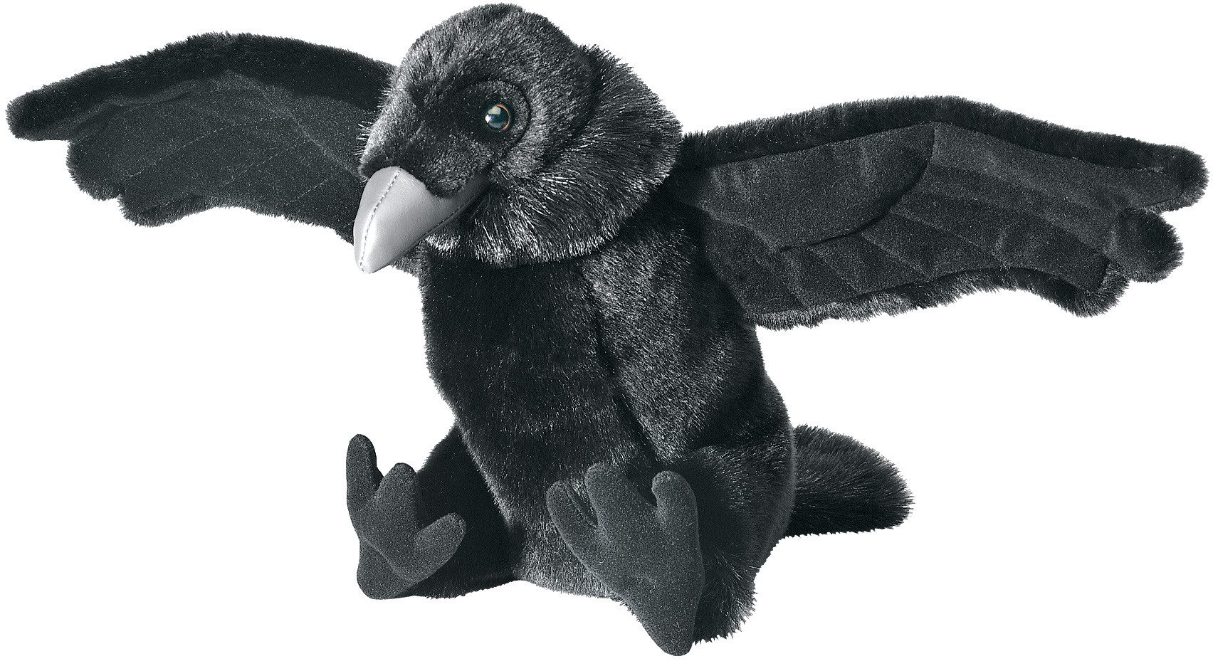 WILD REPUBLIC    Kuscheltier Wild Republic Kuscheltier Rabe schwarz 30 cm Plüschrabe