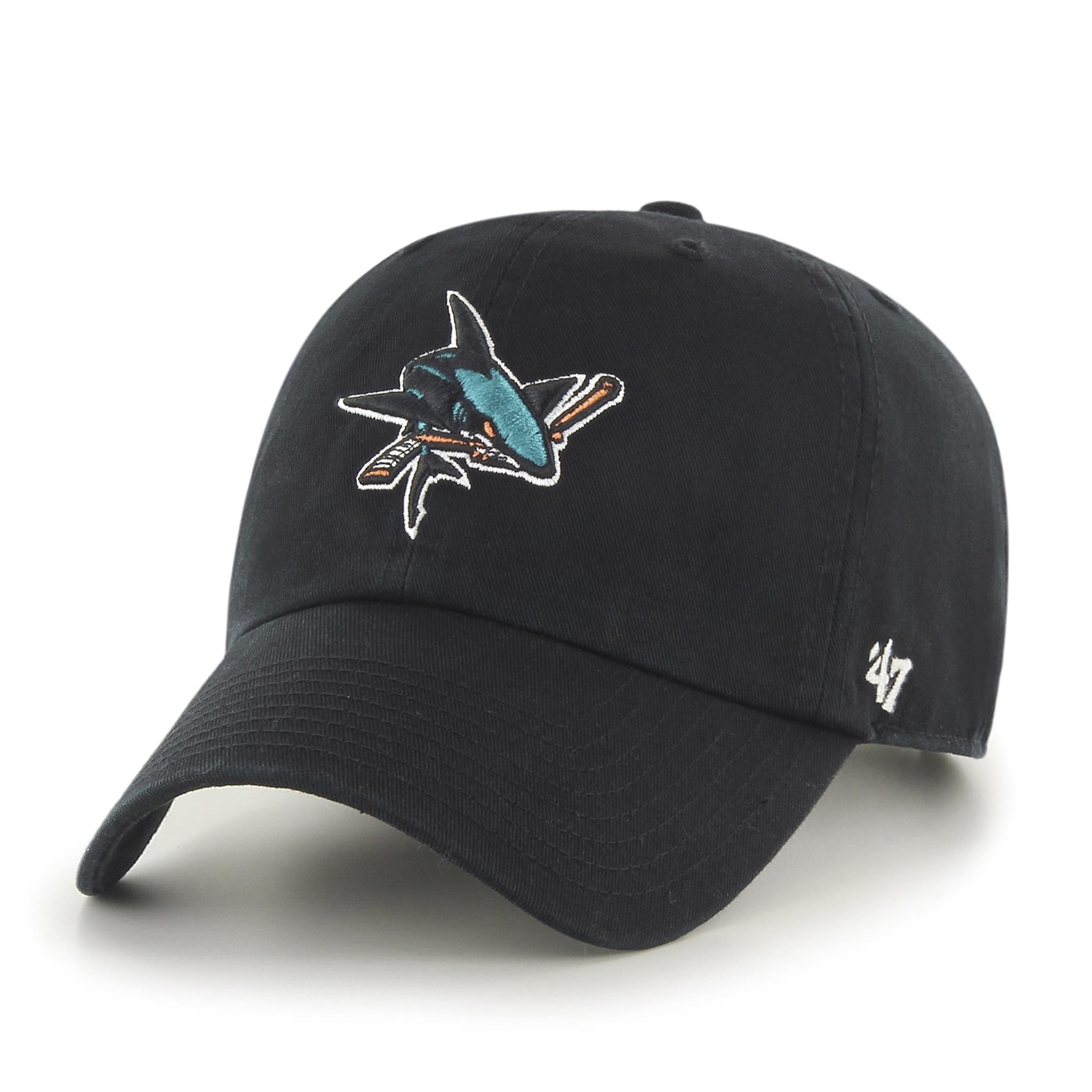 Baseball Cap '47 Brand Cap NHL San Jose Sharks '47 CLEAN UP Black