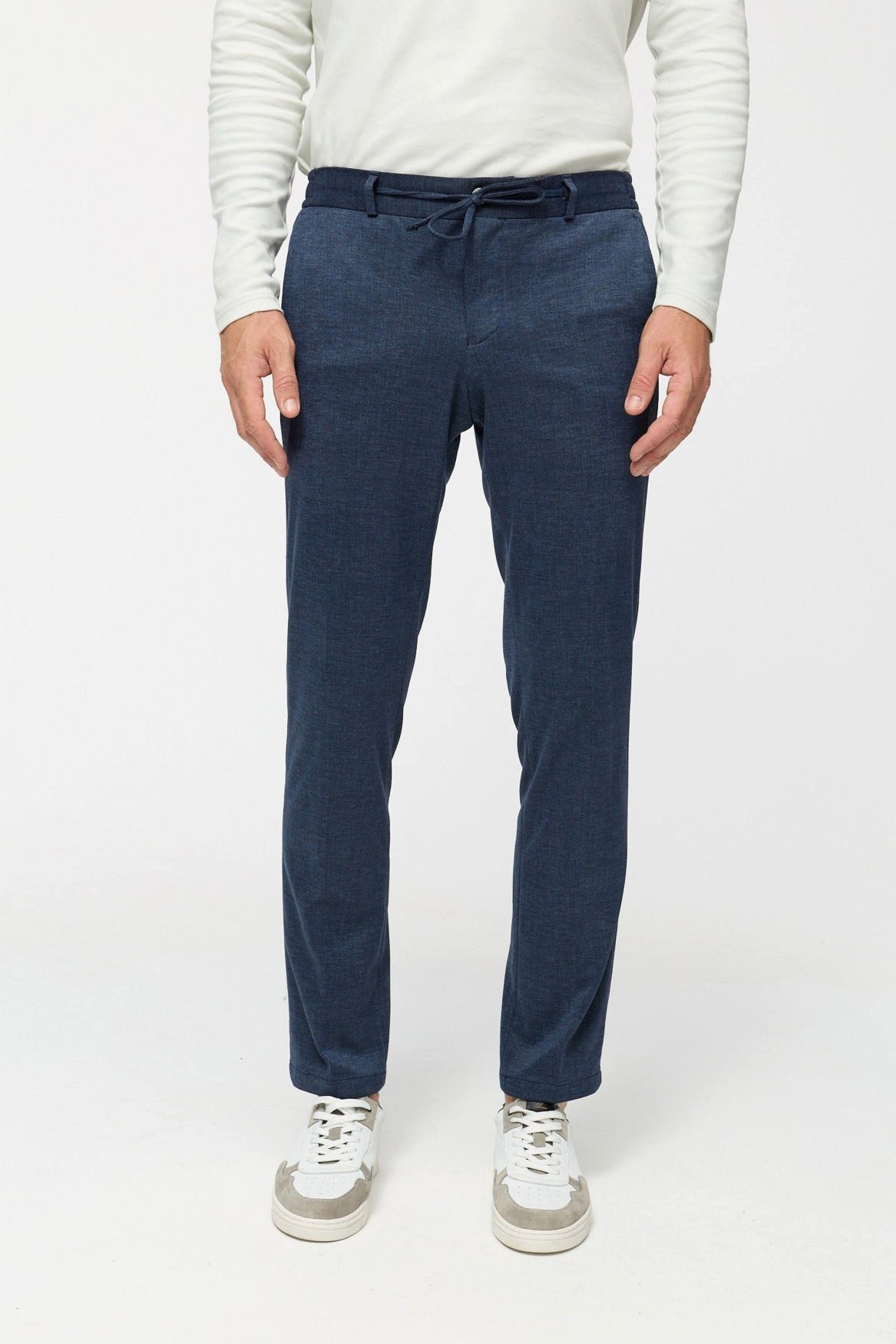 ZUITABLE Anzughose Hose DiSpartaflex SE 251617-650, Med. Blue