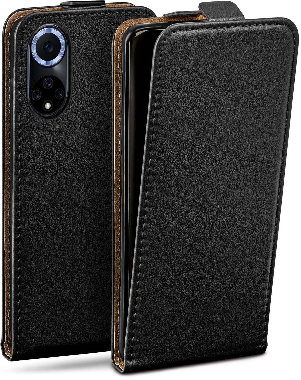 Handyhülle für Honor 50 Hülle Klappbar Flip Case Schwarz