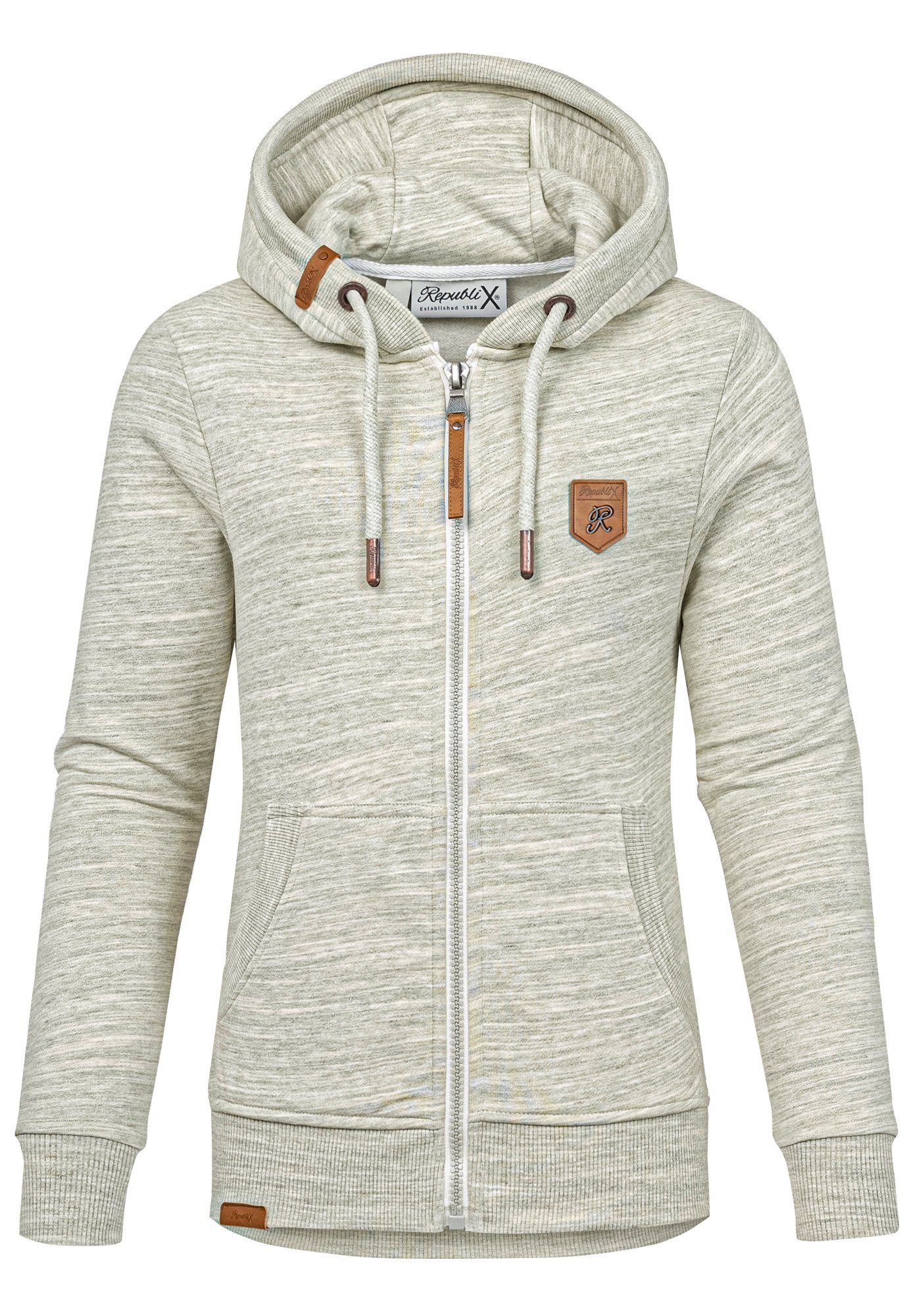 REPUBLIX Sweatjacke FREYA Damen Hoodie Sweatshirt Пуловери Zipper Jacke